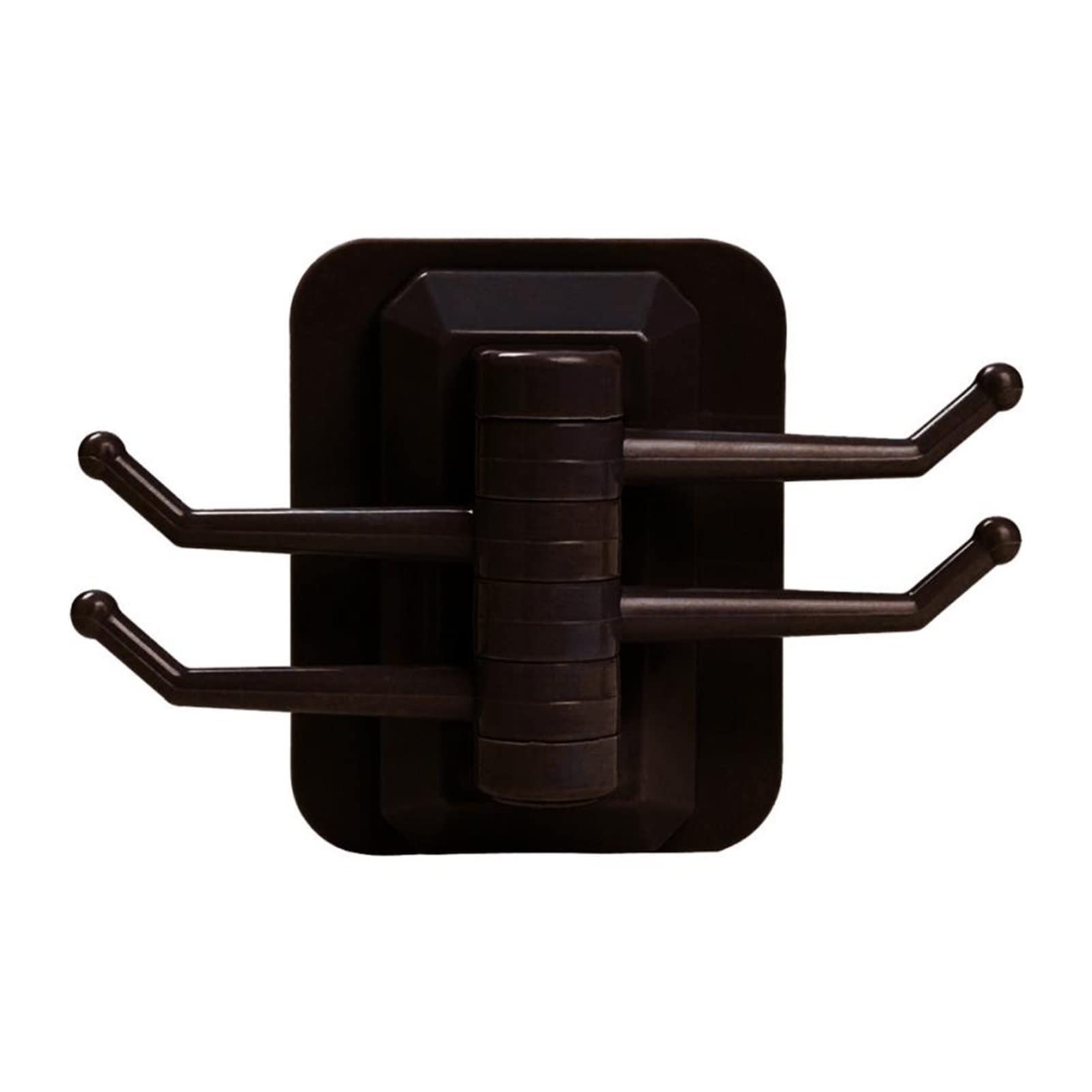 GSYY Rotary 4-Hook Wall Mounted Towel Rack - No Screw No Track Installation for Kitchen & Bathroom - Drop Shipping YH-460117 (Color: CO) - Perfect for Small Spaces, Apartments, Dorms and RVs