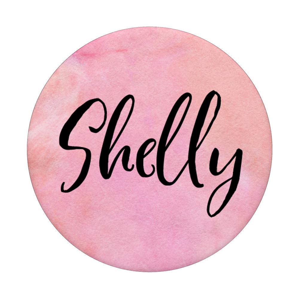 Personalized Shelly Name Black on Pink T-Shirt - Customized Gift for Women, Girls, Birthday, Christmas - Perfect for Casual Wear, Parties & Special Occasions
