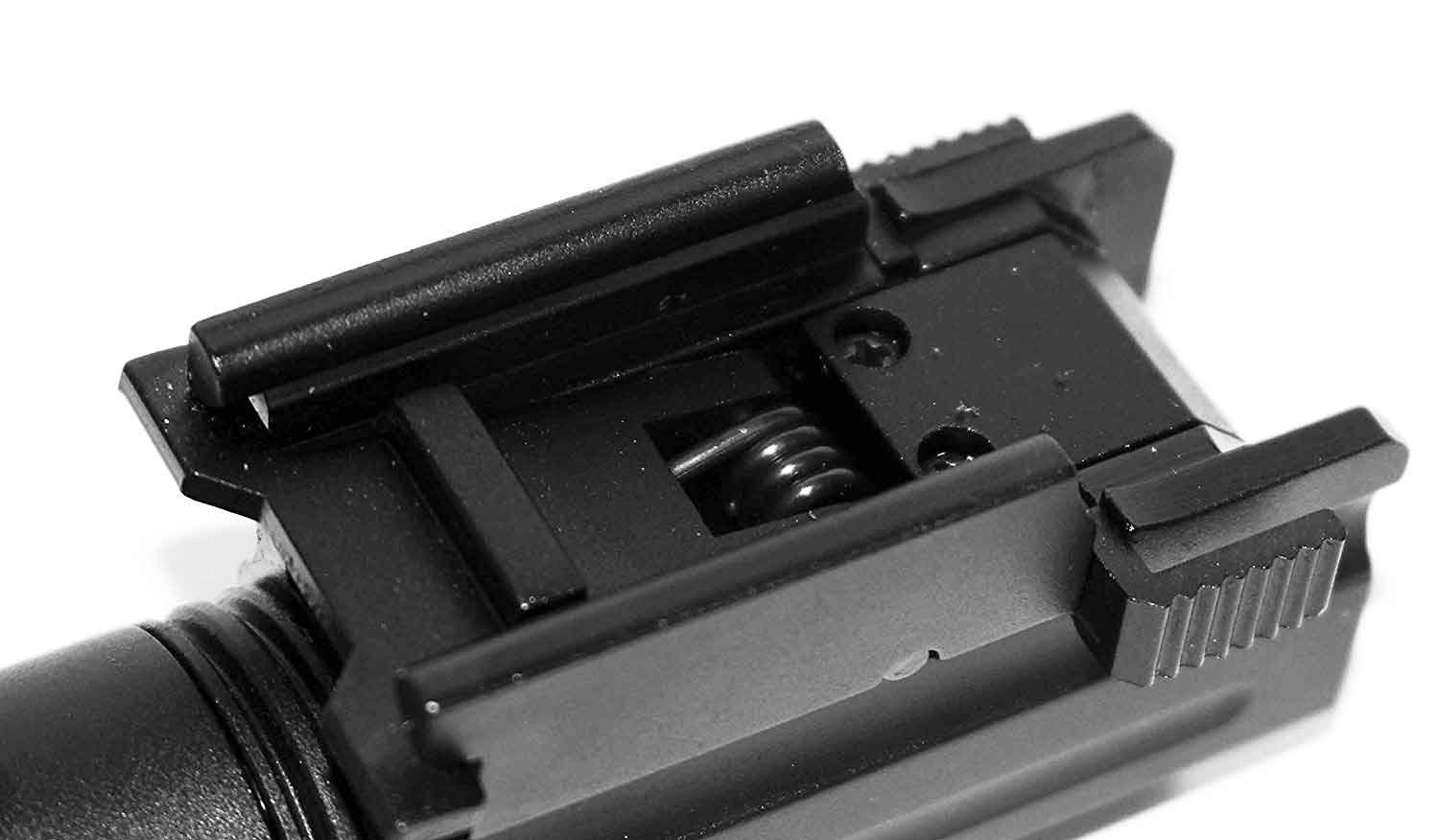 CZ P-07 Tactical Flashlight with Picatinny/Weaver Rail Mount - Aluminum Black Home Defense & Tactical Accessory for Handguns - Perfect for Night Operations, Home Security & Outdoor Activities