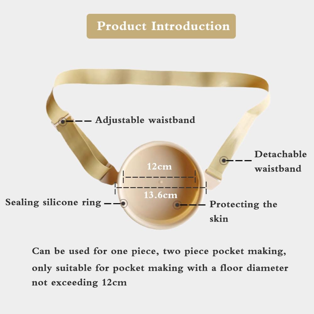 Waterproof Ostomy Shower Cover - Skin-Friendly Colostomy Bag Protector for Bathing | Ideal for Post-Surgery Care & Daily Hygiene