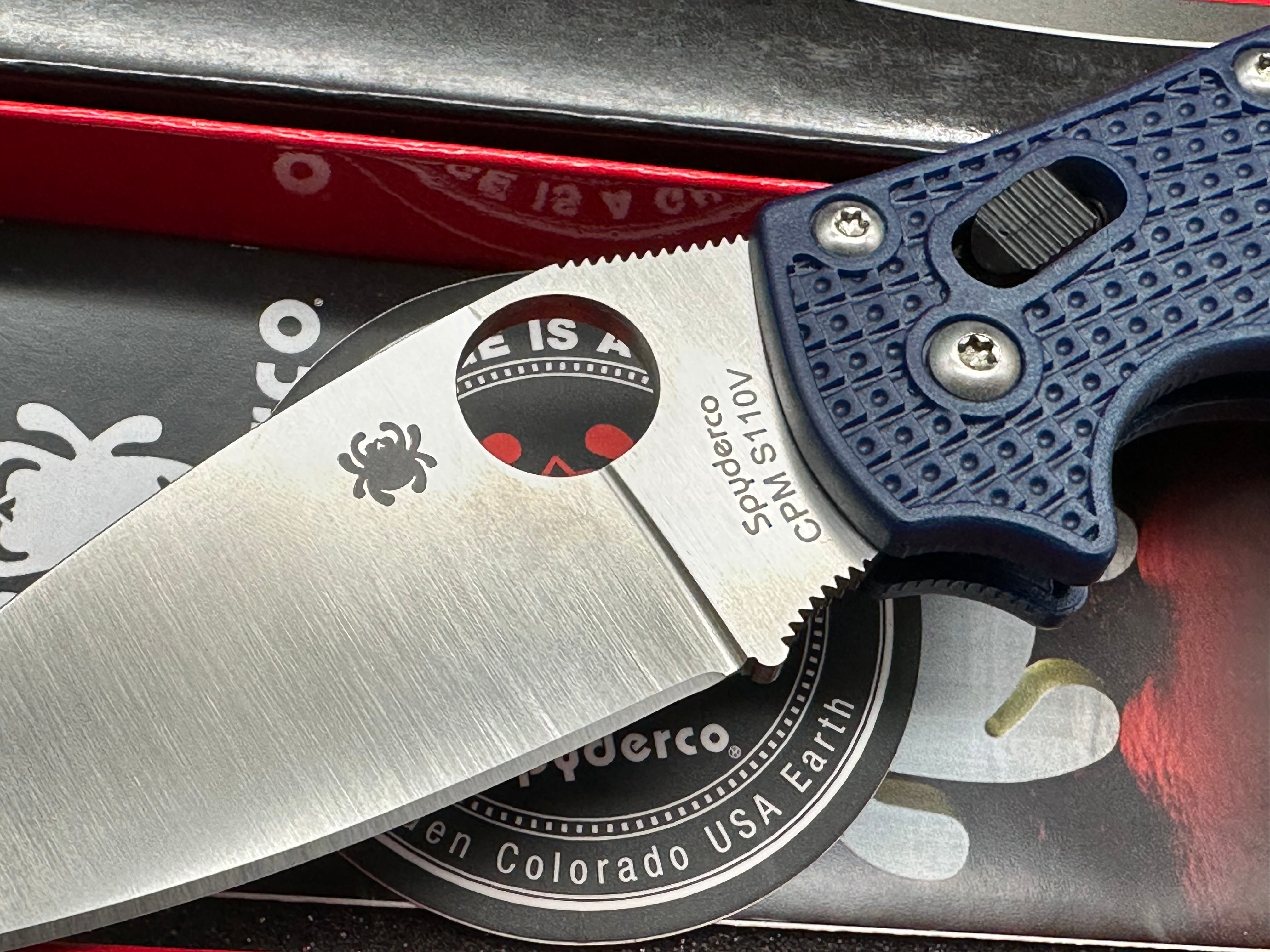 Spyderco Manix 2 Lightweight Folding Knife - 3.37