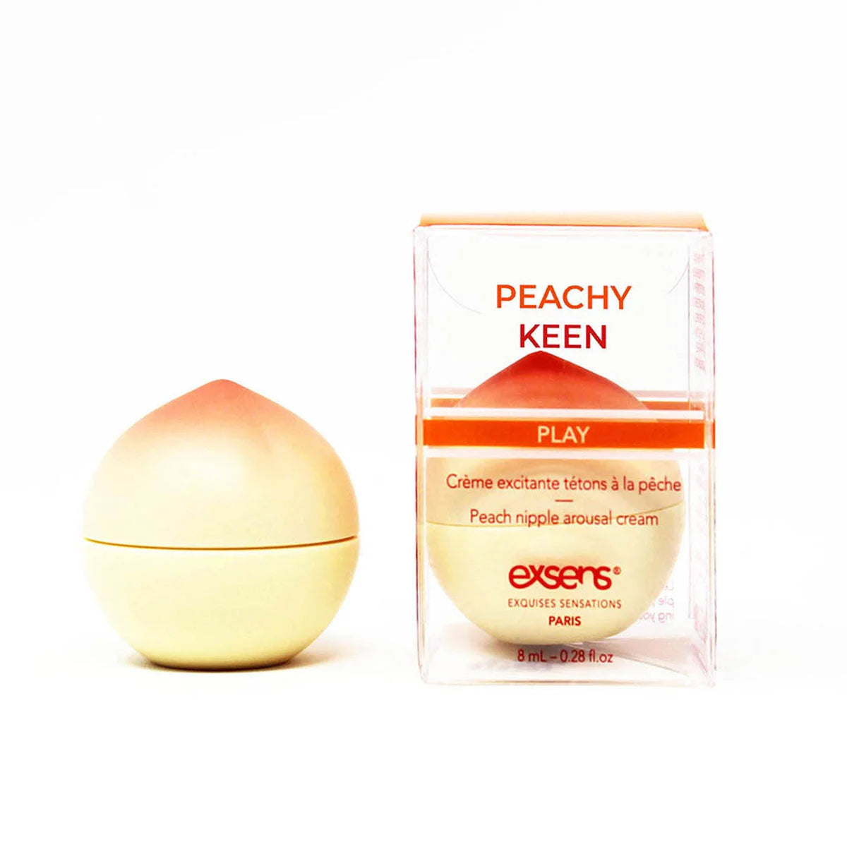 Exsens Nipple Arousal Cream 8ml - Sensual Enhancement for Couples & Intimate Moments - Peachy Keen Pleasure Formula
