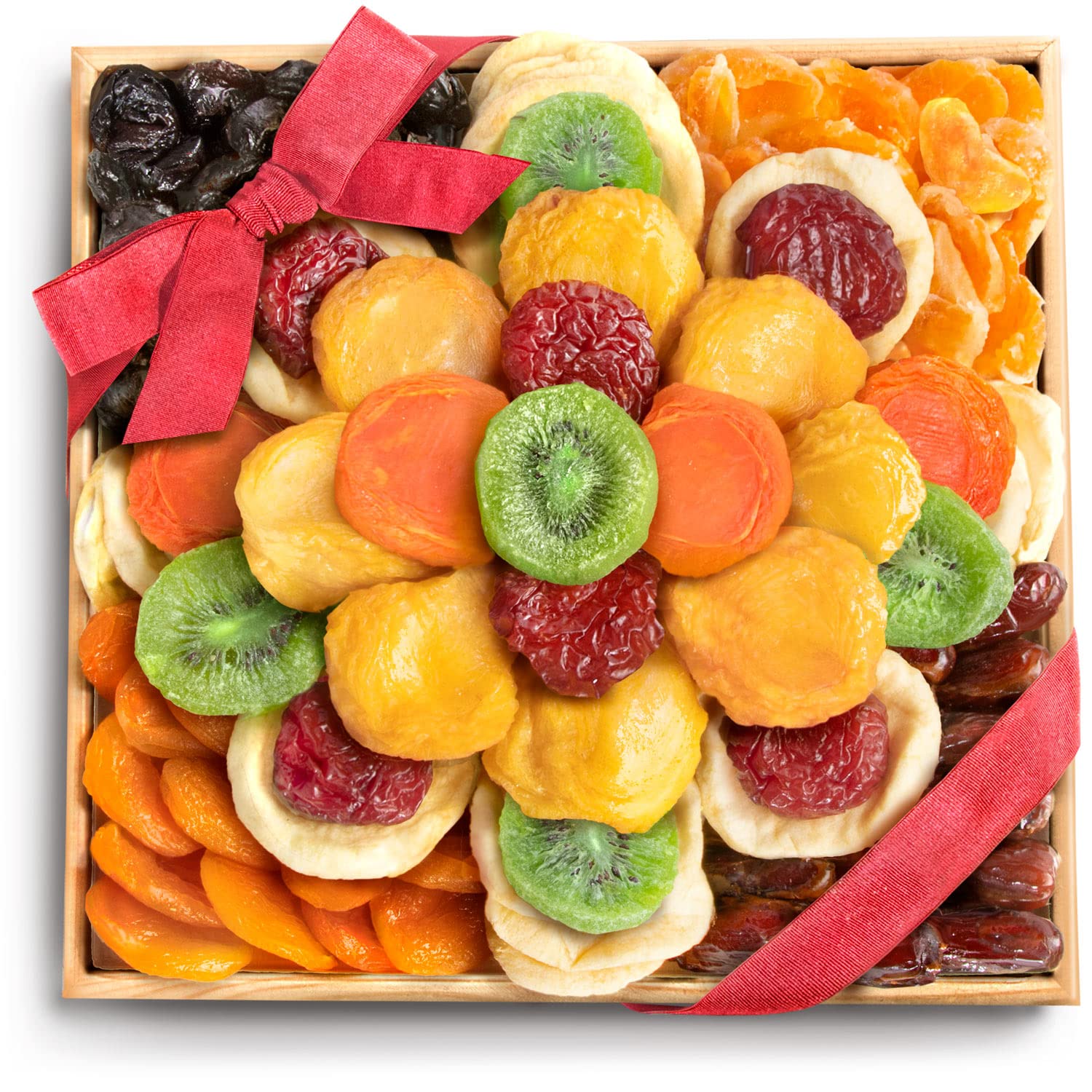 Premium Kosher Dried Fruit Gift Basket - Sweet Bloom Deluxe Tray with Assorted Healthy Snacks for Holidays, Birthdays & Corporate Gifting | Perfect for Home, Office & Special Occasions