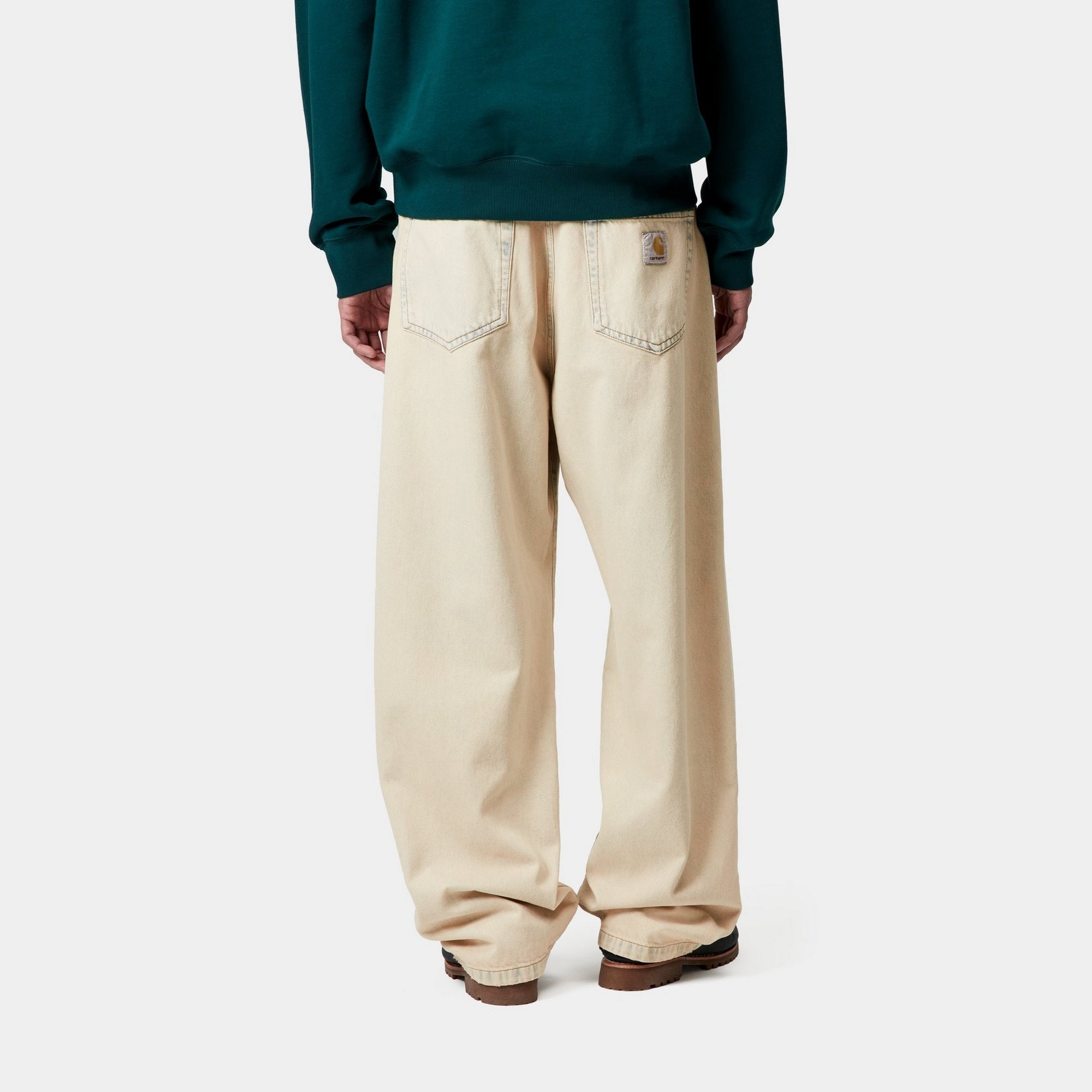 Landon Men's Casual Pants - Light Blue Sand Bleached Denim for Everyday Wear & Outdoor Activities