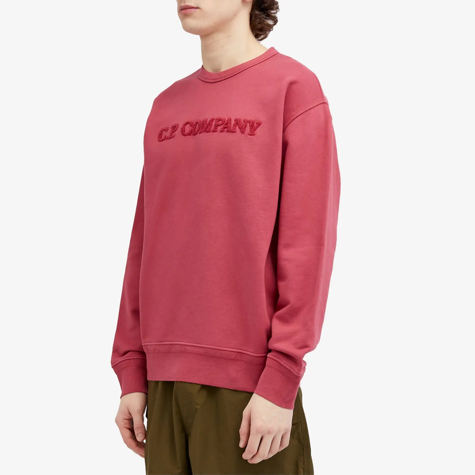 CP Company Applique Logo Sweatshirt for Men | Stylish Casual Pullover Hoodie | Perfect for Streetwear & Everyday Outfits