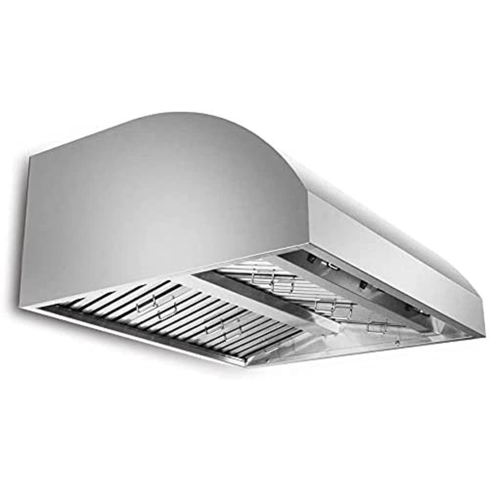 Blaze 36-Inch Stainless Steel Outdoor Vent Hood - 1000 CFM High Performance - BLZ-36-VHOOD for Patio, BBQ, and Outdoor Kitchen Use