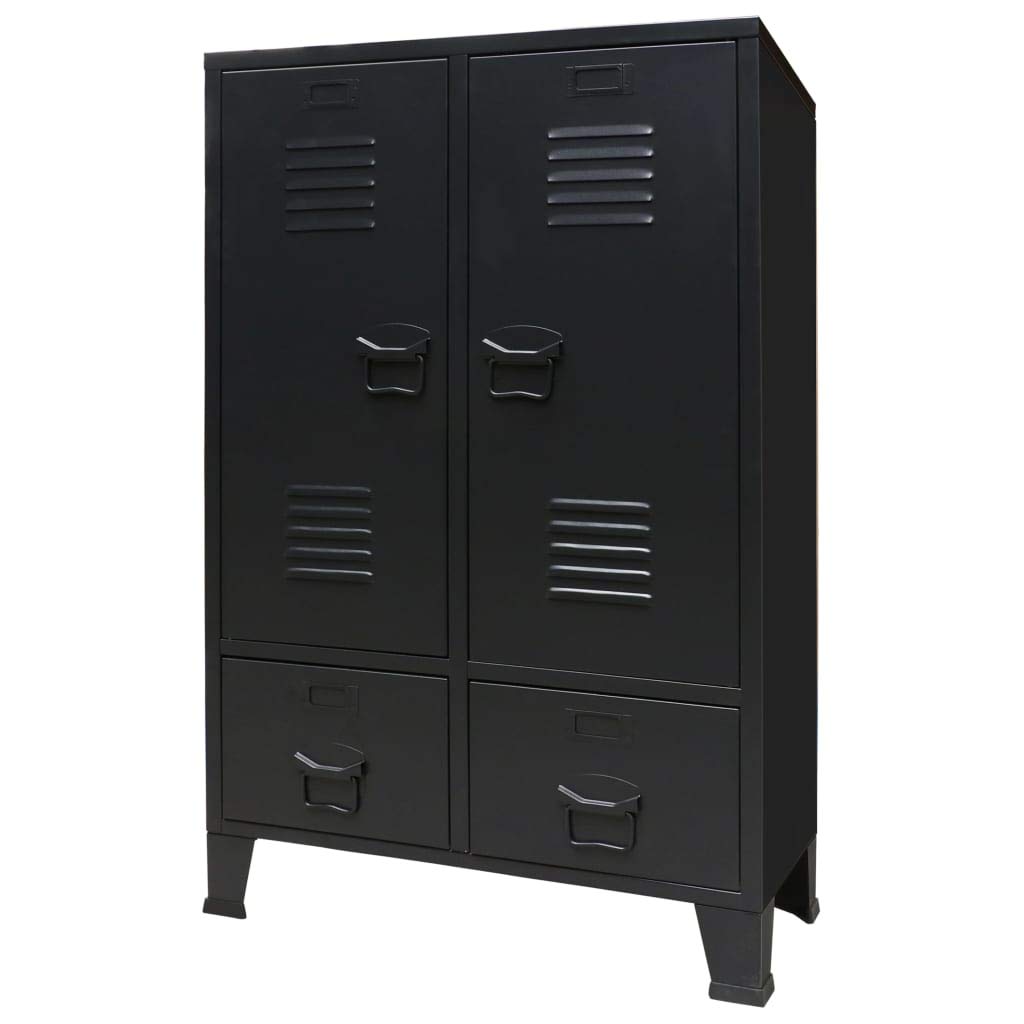 H.BETTER Metal Industrial Wardrobe Closet - 26.4