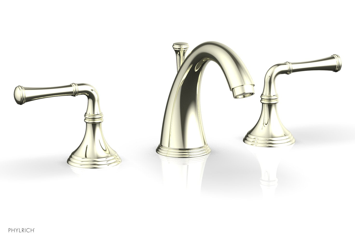 3-Hole Widespread Bathroom Faucet - D205 Brushed Nickel Finish for Vanity Sink - Perfect for Modern Home & Commercial Restrooms