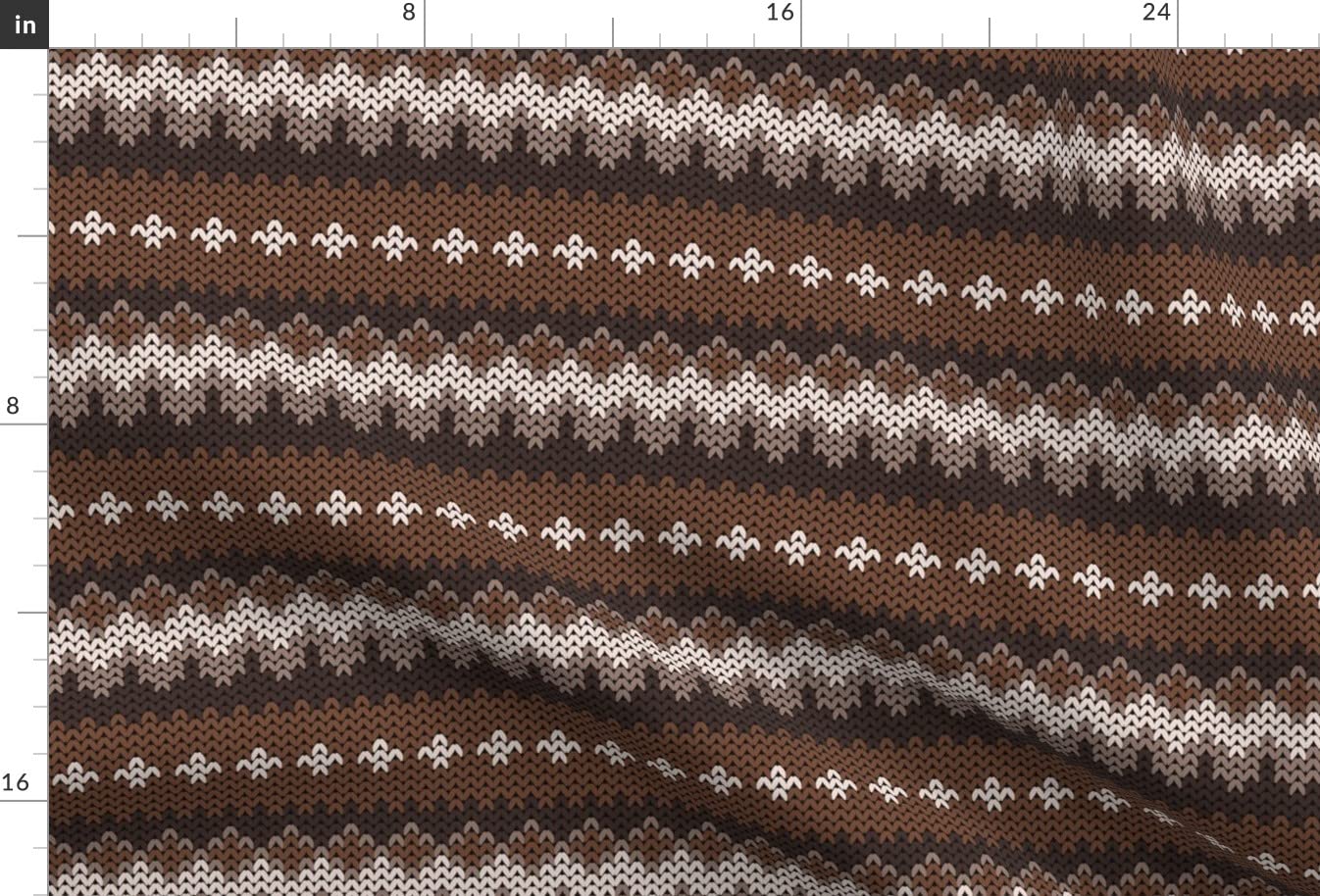 Bernie Sanders Geometric Knit Fabric - Brown Taupe Beige Printed Minky Fat Quarter for Baby Blankets, Quilt Backing & Plush Sewing Projects | Soft DIY Craft Material for Nursery Decor, Home Sewing & Gift Making