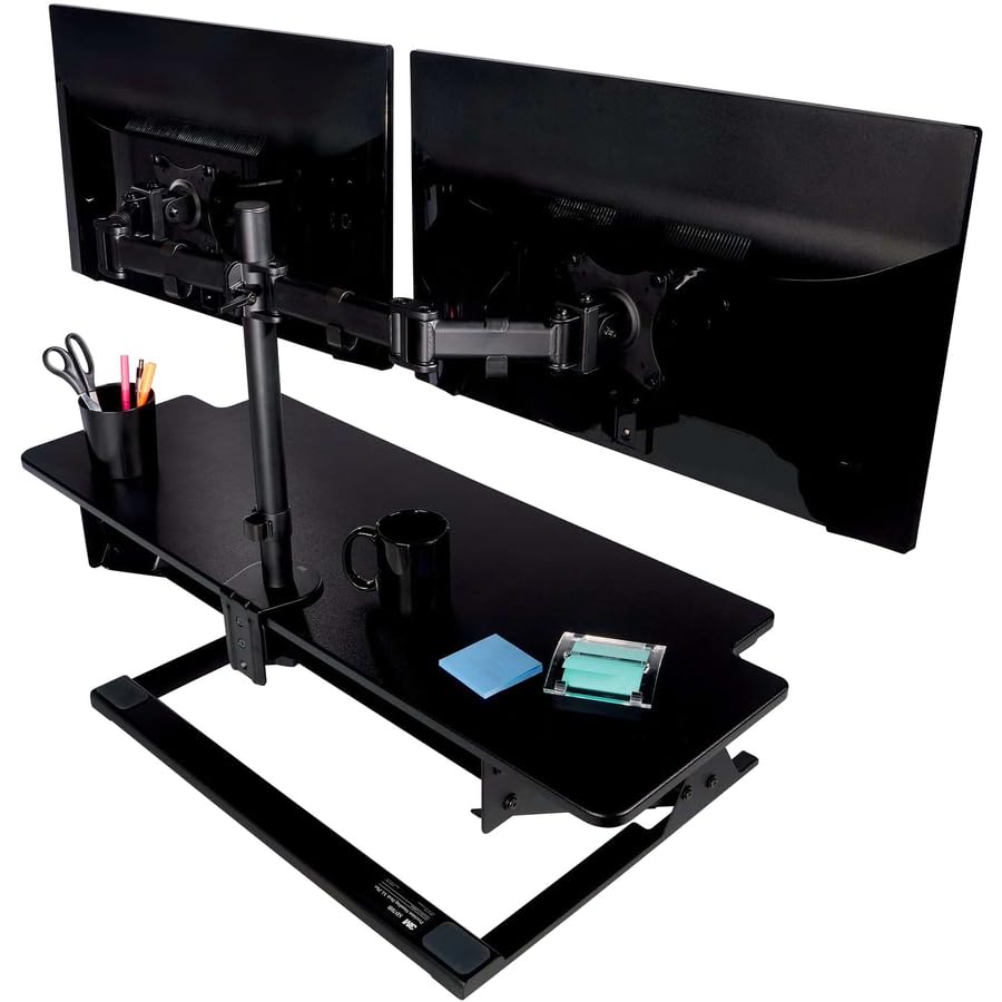 3M Dual Monitor Mount Stand - Adjustable Ergonomic Monitor Arm for 13