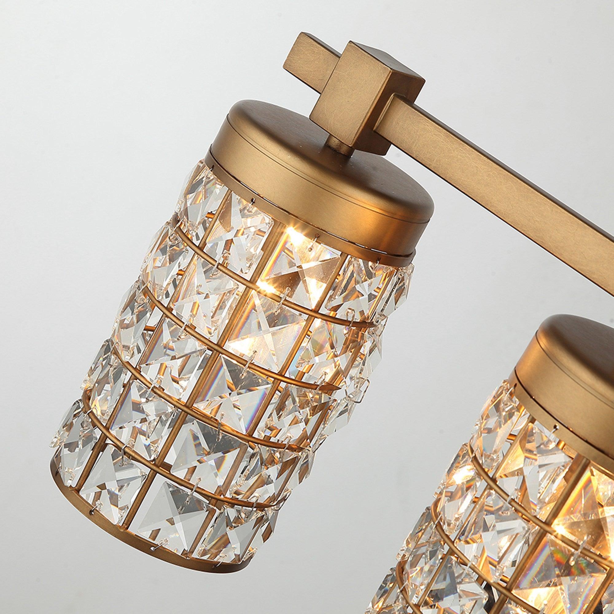3-Light Modern Gold Wall Sconce - Elegant Lighting for Living Room, Bedroom, or Hallway