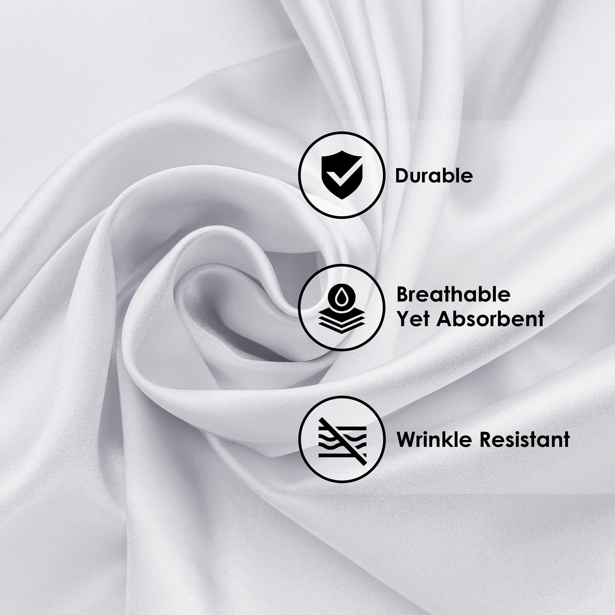 600 Thread Count Cotton Blend Solid Deep Pocket Sheet Set - Ultra Soft & Breathable Bed Sheets for Queen & King Size Beds - Perfect for Luxury Bedroom & Hotel Use