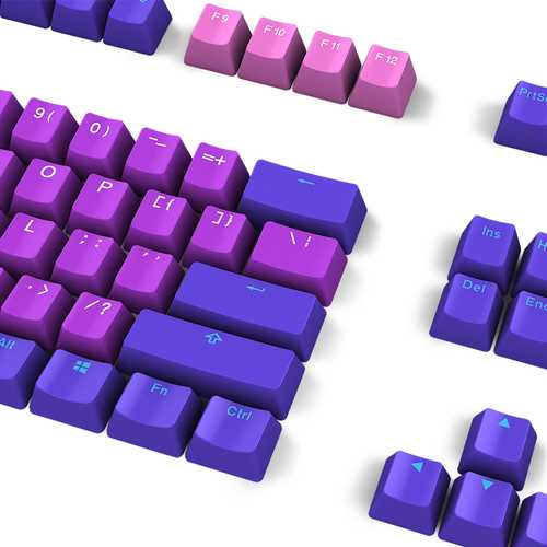 Akko X Ducky Queen 108 Key OEM Profile PBT Keycap Set for Mechanical Keyboard - Durable Custom Keycaps for Gaming & Typing (Black/White) - Perfect for PC, Mac, Office & Esports Enthusiasts