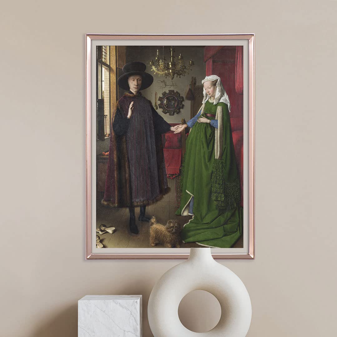 1000-Piece Clementoni Museum Collection Puzzle - Arnolfini and Wife - Adult Art Jigsaw Puzzle, Made in Italy | Perfect for Home Decor, Relaxation & Family Game Night