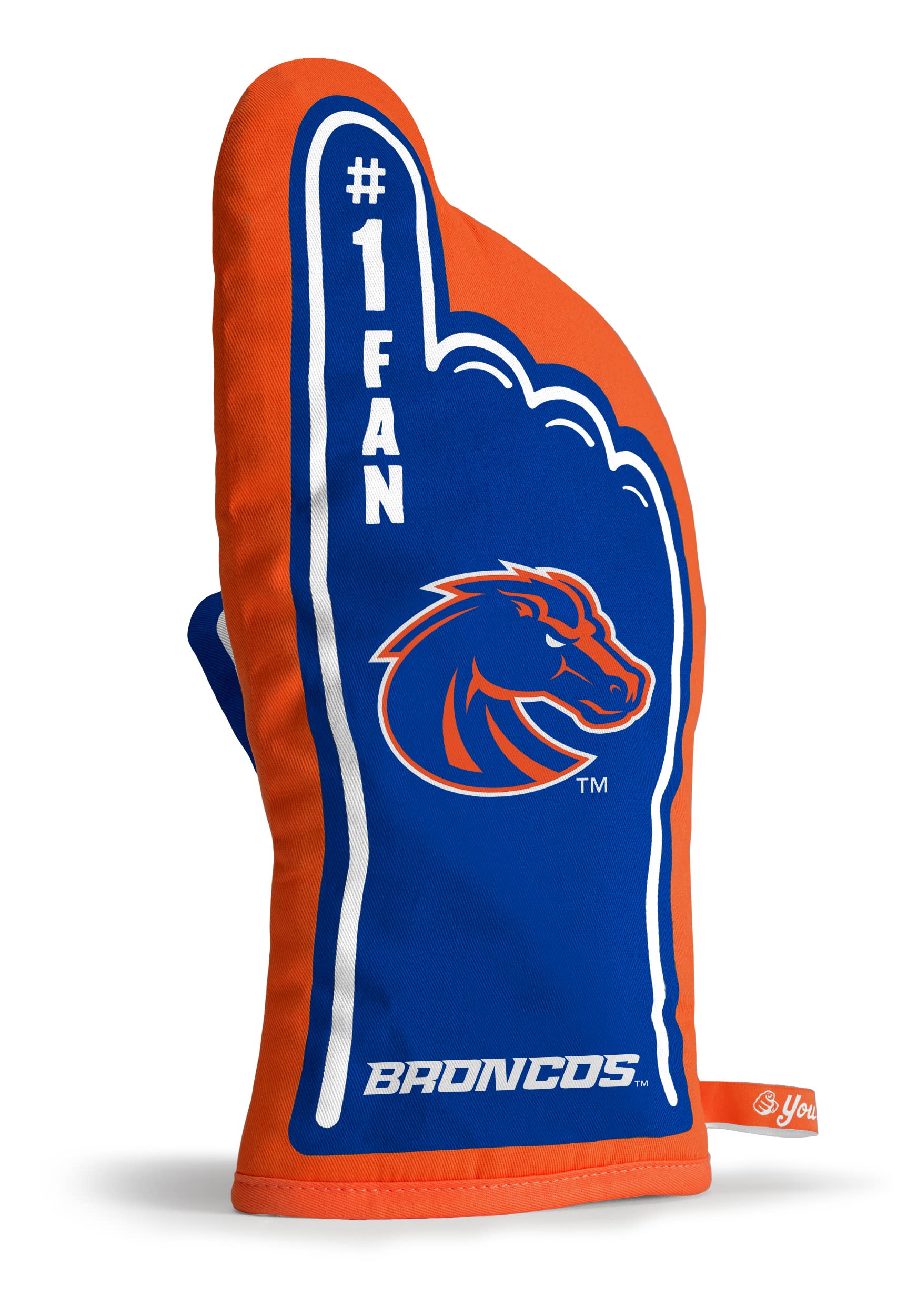 YouTheFan NCAA #1 Oven Mitt - Heat Resistant College Sports Glove for Baking, Grilling & Kitchen Safety - Perfect for Game Day Tailgating & Home Cooking