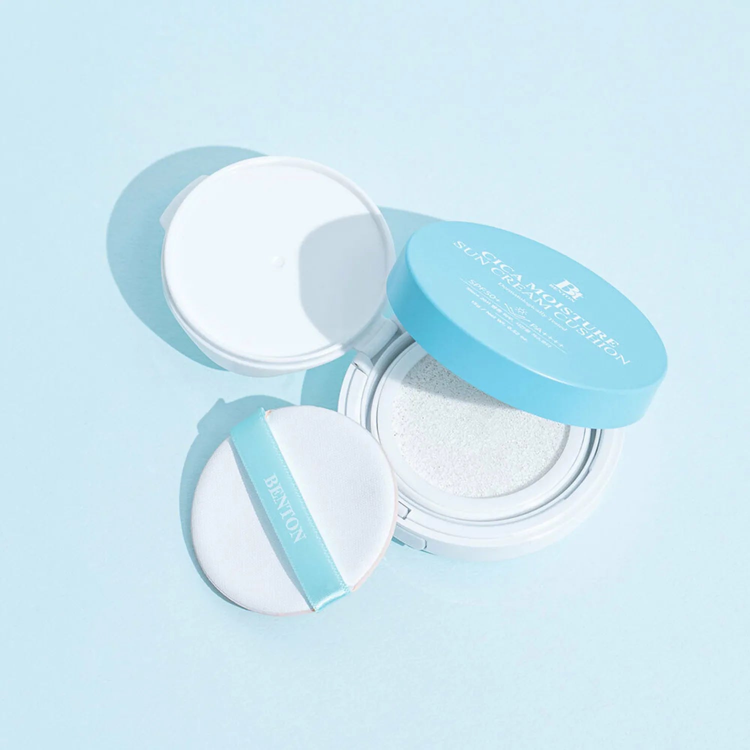BENTON Cica Moisture Sun Cream Cushion SPF50+ PA++++ 15g - Hydrating Sunscreen Cushion with Centella Asiatica for Daily UV Protection | Perfect for Outdoor Activities & Makeup Base