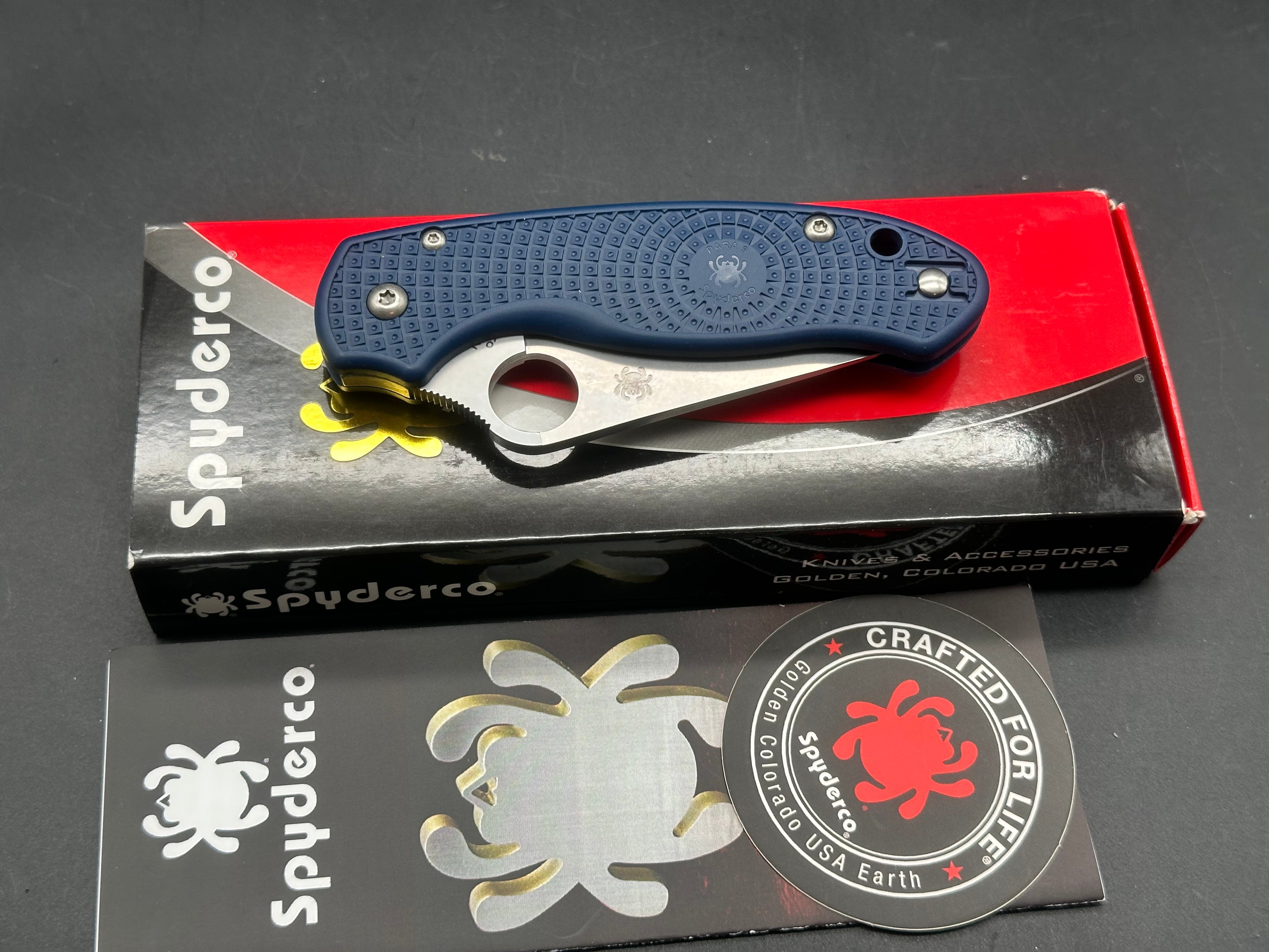 Spyderco Para 3 Lightweight Folding Knife - 2.93