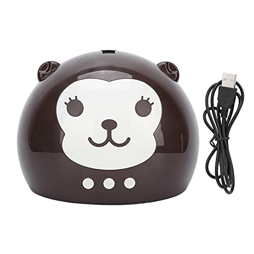 36W LED Nail Lamp - Cute Cartoon Monkey Design Gel Polish Dryer with Smart Timer for Home & Salon | Fast Curing UV/LED Nail Light for Manicures, Pedicures & Nail Art (Perfect for DIY Nails, Professional Salons & Gift Giving)