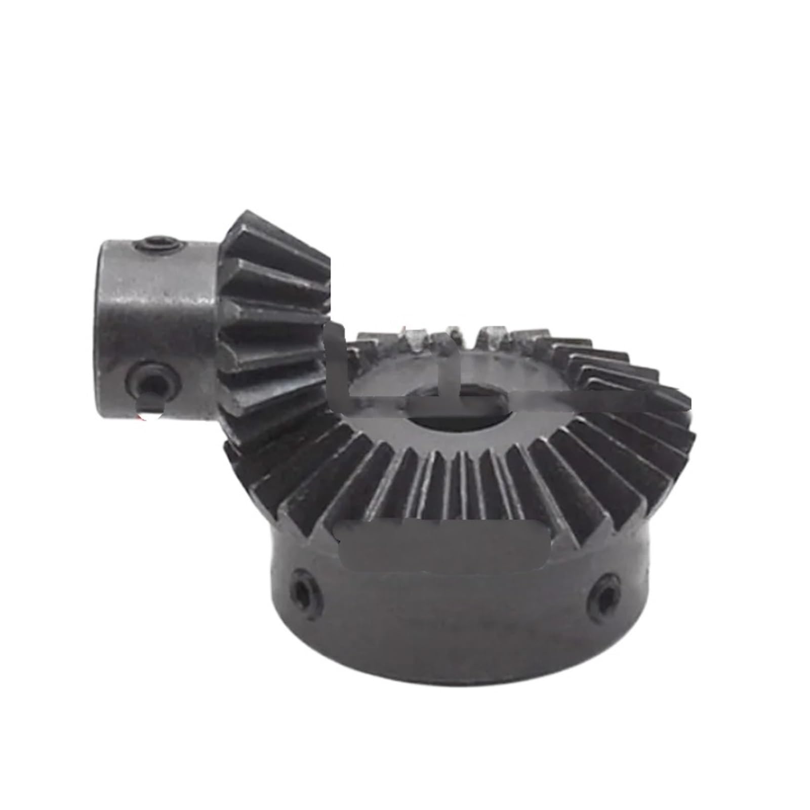 Industrial Helical Bevel Gear 1:2 Ratio, 1 Modulus 20T:40T, 90° Transmission, 6mm/8mm/10mm/12mm Bore (40T 10mm Bore) - Perfect for Robotics, CNC Machines & Power Transmission Systems