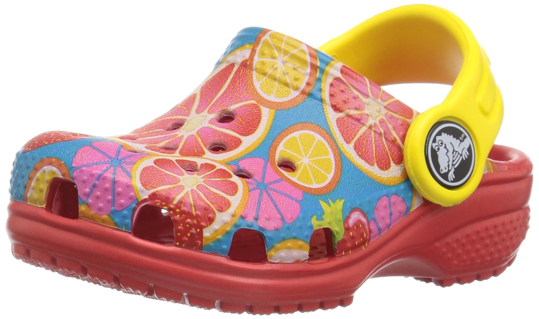 Crocs Unisex-Child Classic Graphic Clog Shoes | Kids Water Shoes for Beach, Pool & Outdoor Play | Comfortable Lightweight Slip-On Clogs for Boys & Girls