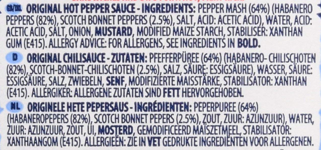 Encona Original West Indian Hot Pepper Sauce - 285ml Squeeze Bottle (Pack of 6) | Spicy Caribbean Condiment for Grilling, Cooking & Marinades