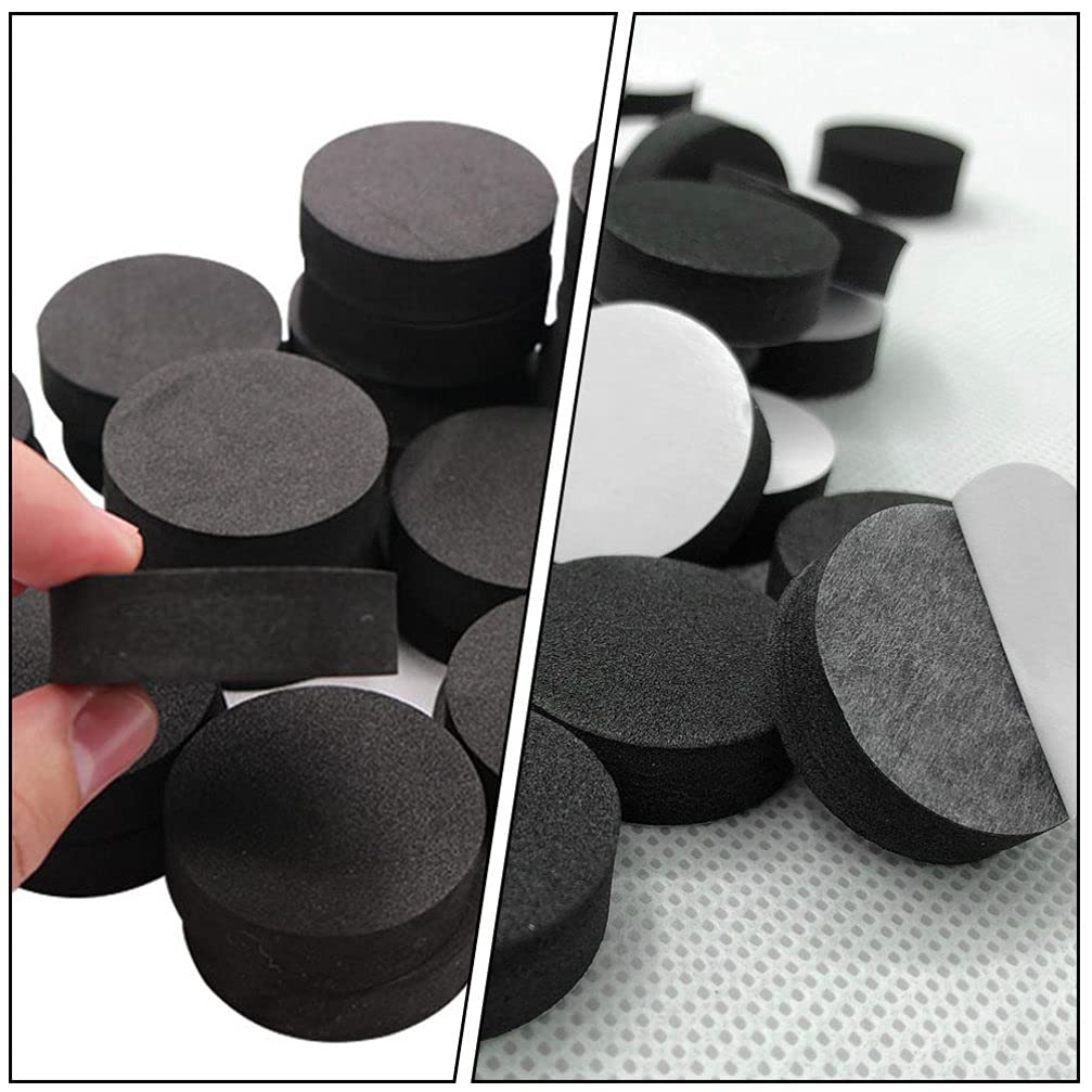 48PCS EVA Flower Pot Pads - Non-Slip Plant Pot Risers for Indoor Plants, Round Invisible Pot Feet Mats for House Plants (Use for Protecting Floors & Enhancing Drainage)
