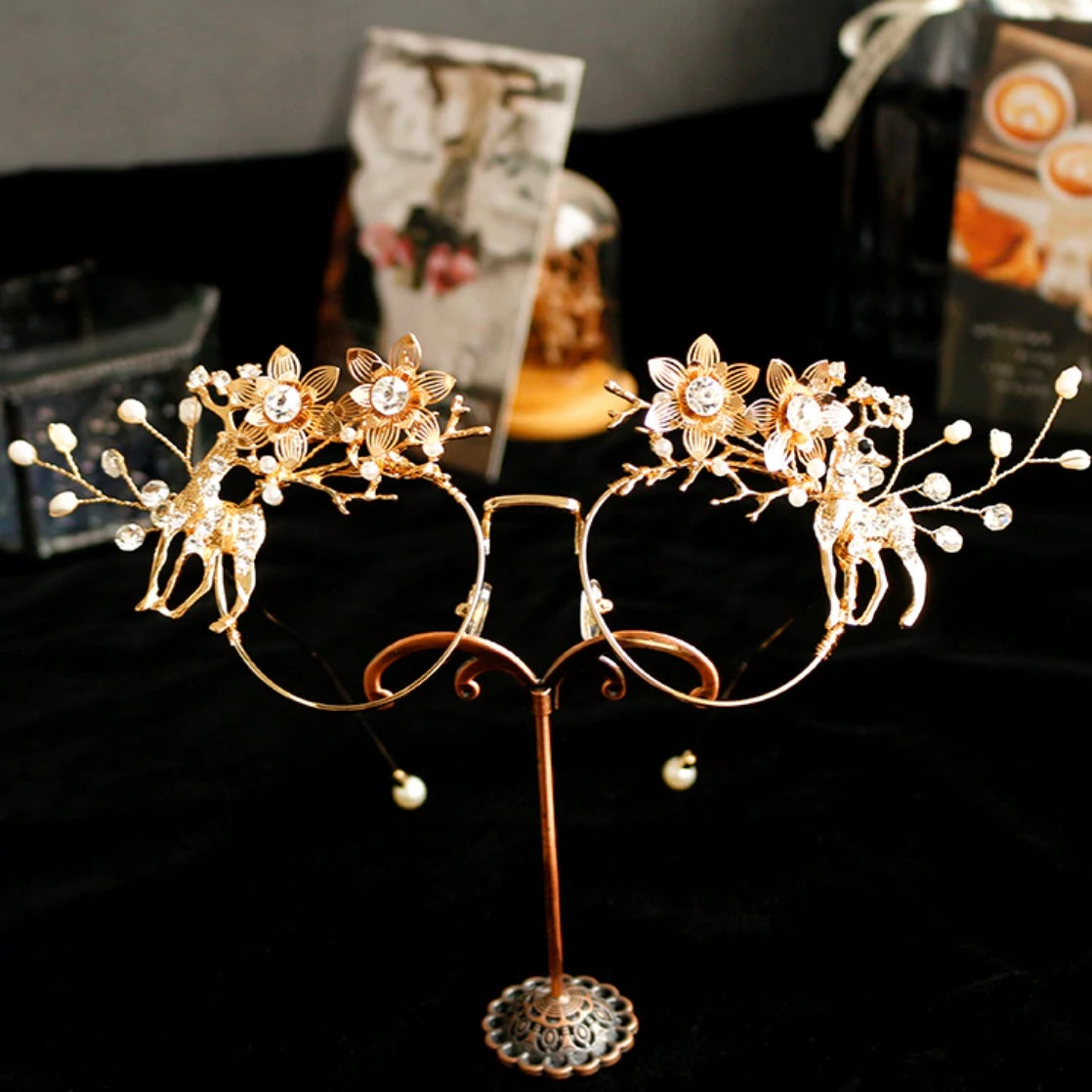 Trendy Hipster Pixie Cosplay Glasses - Vintage Round Frame Eyewear for Costumes, Halloween & Anime Conventions | Perfect for Cosplay, Themed Parties & Instagram Photos