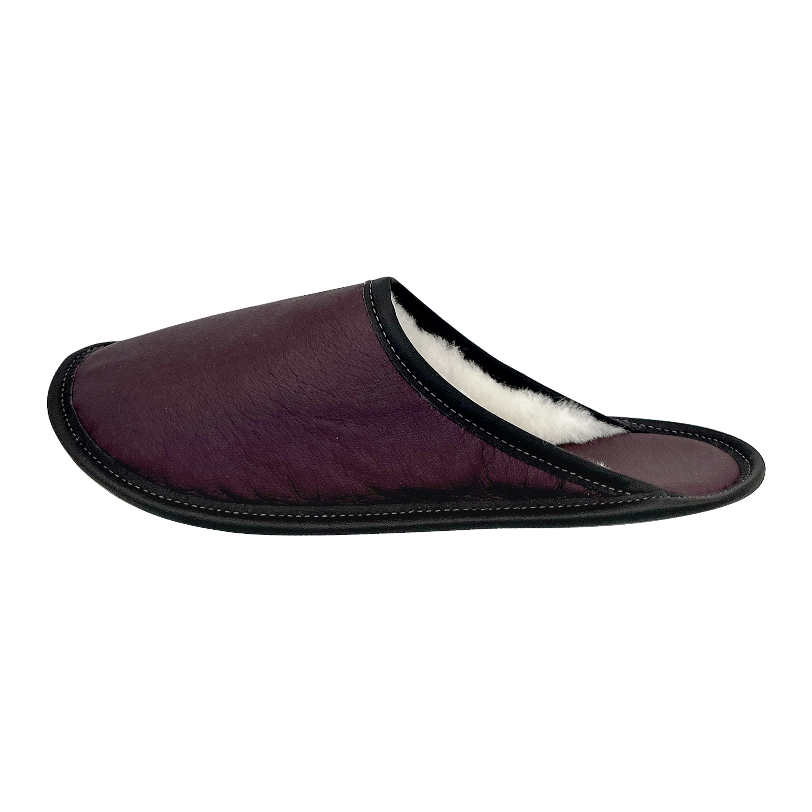 Ultralight Women's Sheepskin Slip-On Mule Slippers - Cozy House Shoes for Indoor Comfort & Relaxation