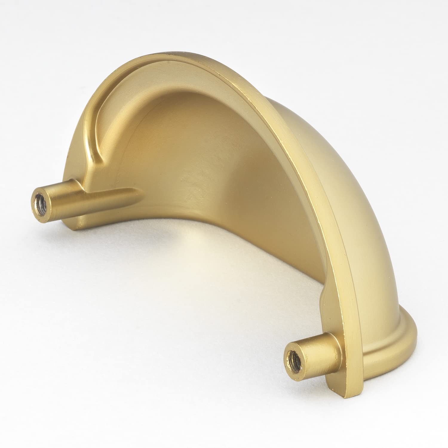 GlideRite 3 Inch Classic Cabinet Pulls - Brass Gold Drawer Handles - Pack of 50 - Perfect for Kitchen Cabinets, Bathroom Vanities & Furniture Upgrades