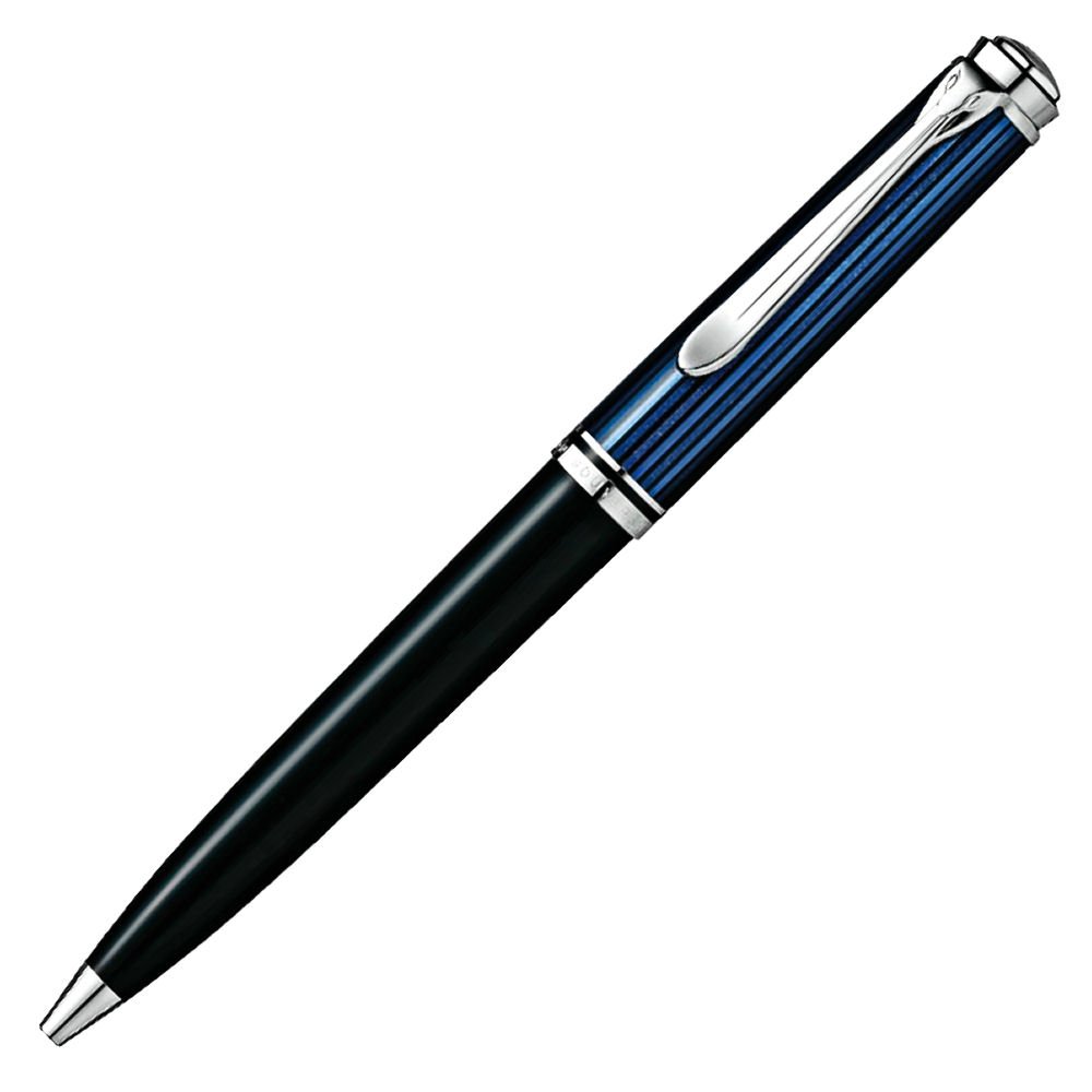 Pelikan K805 Ballpoint Pen - Premium Oil-Based Ink, Blue Stripe Design, German Imported - Perfect for Office, Business Signatures & Luxury Gift Giving