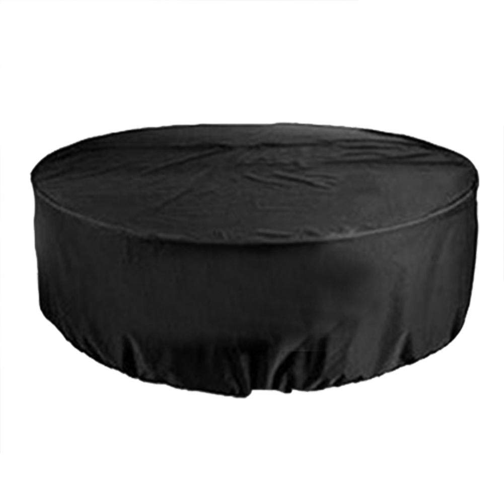 **Waterproof Round Oxford Cloth Outdoor Furniture Cover – Dustproof & Rainproof Patio Table & Chair Protector for Garden, Deck, and Backyard Use**