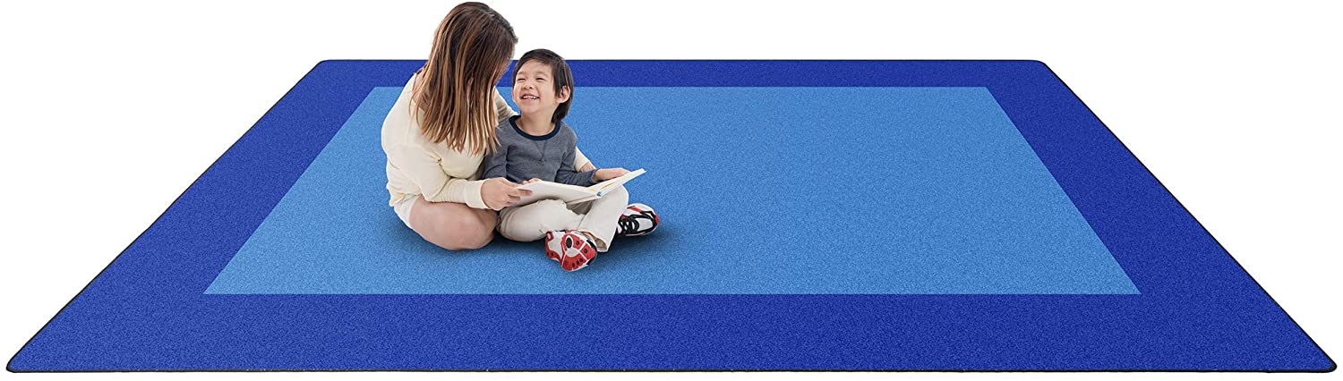 7'8 x 10'9 Soft Plush Area Rug for Living Room - Non-Slip Modern Home Decor Carpet for Bedroom, Office & Dining Room - Cozy Floor Mat for Family Gatherings & Relaxation