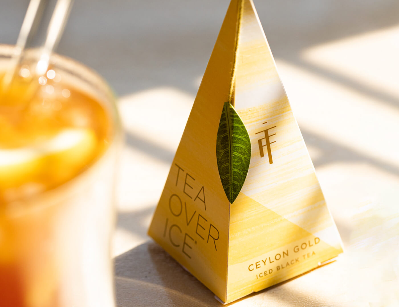 Premium Ceylon Gold Iced Tea Bags - 5 Pack for Refreshing Cold Brew | Perfect for Summer, Office, and Outdoor Activities