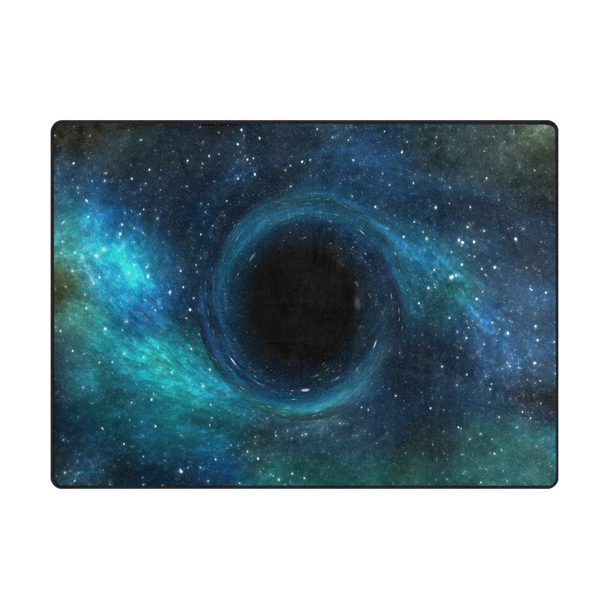 ALAZA Black Hole Space Universe Galaxy Nebula Area Rug - 5'3