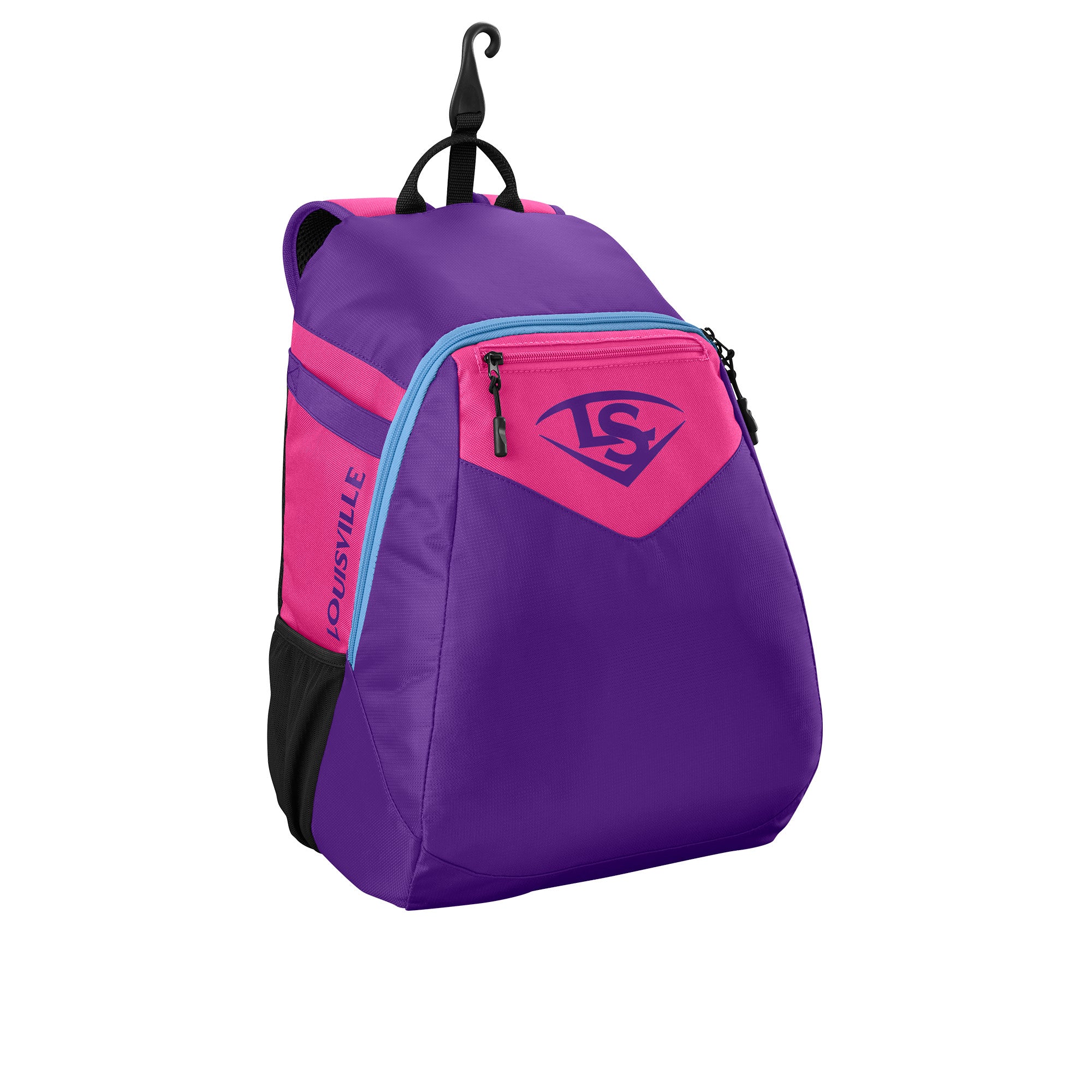 Louisville Slugger Genuine V2 Youth Baseball Backpack - Lightweight Durable Stick Pack for Kids & Teens - Perfect for School, Sports Practice & Travel