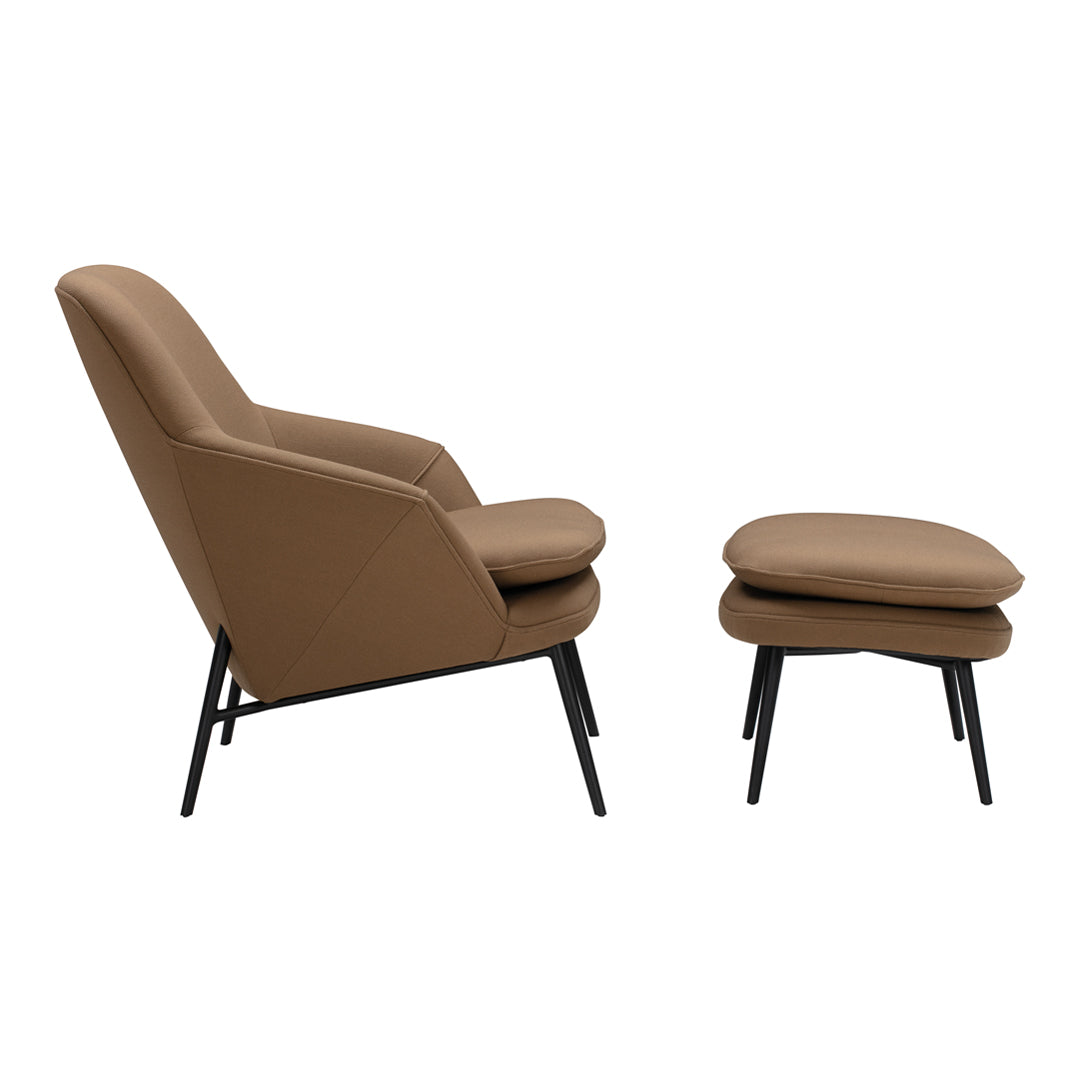 365 North Hug Chair by Wendelbo - Modern Lounge Chair for Living Room, Office & Relaxation - Scandinavian Design with Comfortable Cushions
