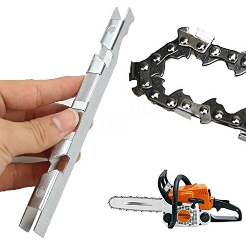 Universal Chainsaw Depth Gauge Tool & File Guide for 1/4