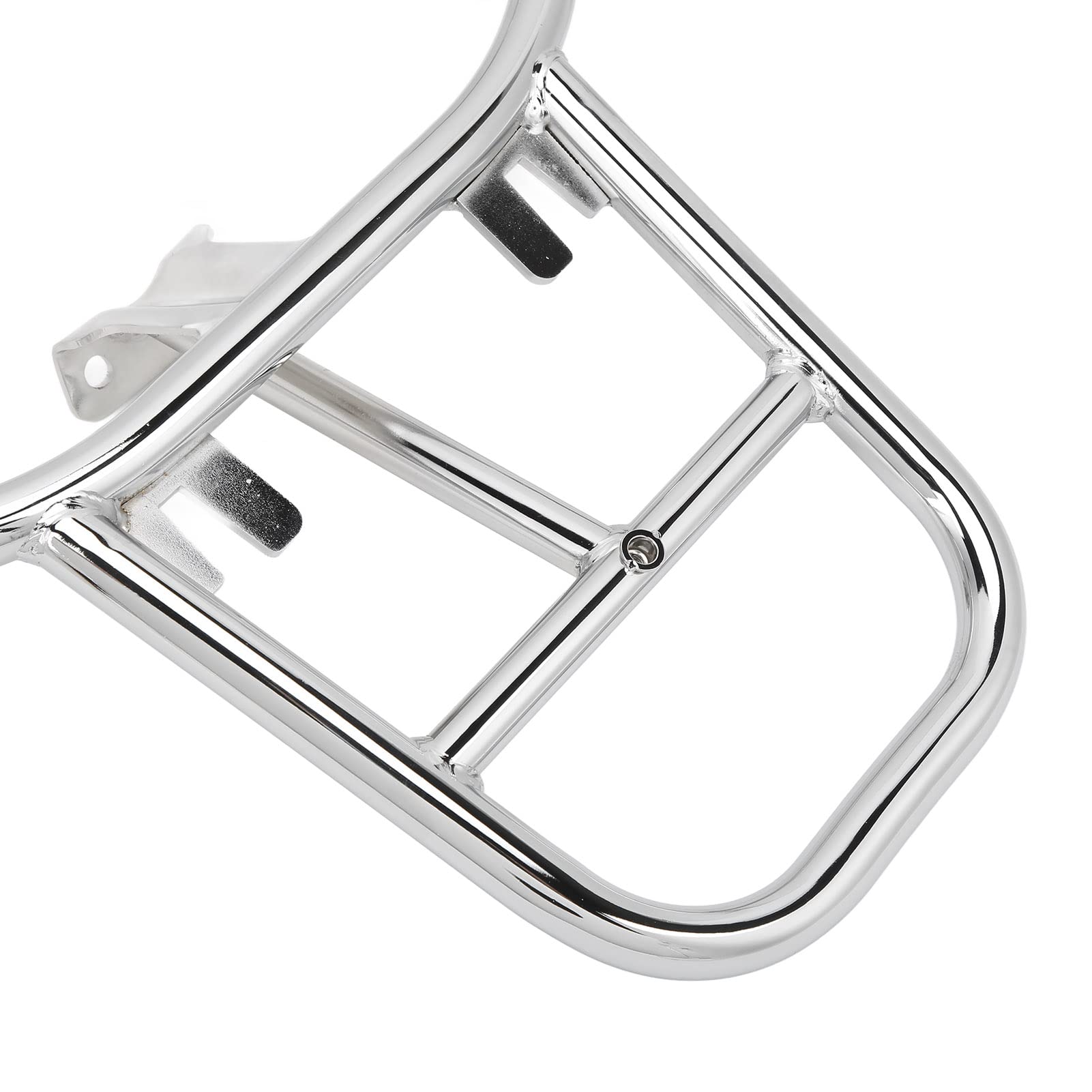 Ymiko CNC Aluminum Motorcycle Rear Luggage Rack - Heavy Duty Cargo Carrier Holder for Vespa GTS 300 Scooter | Perfect for Commuting, Touring & Grocery Hauling