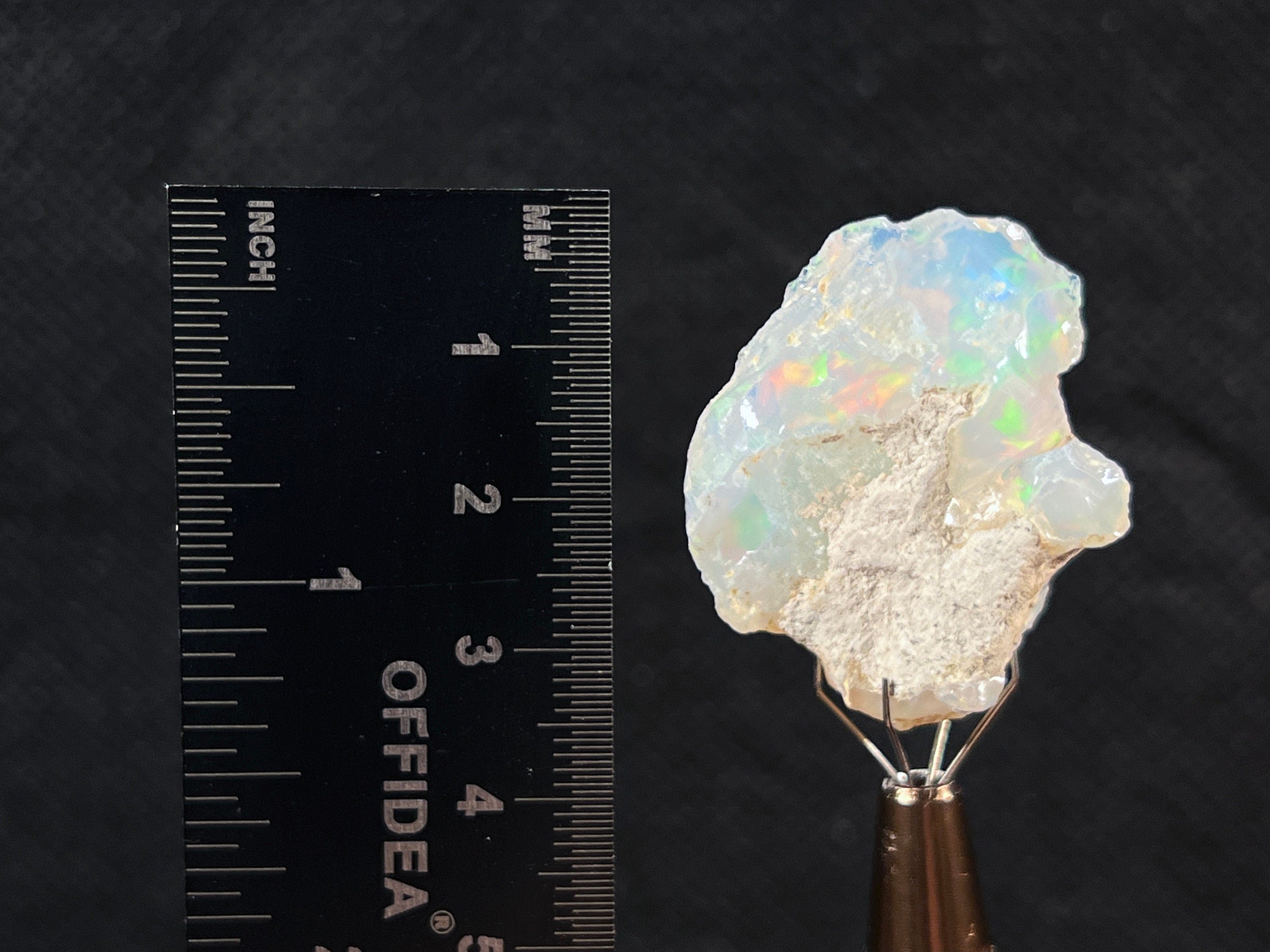 Premium 4A XL Welo Opal Raw Crystal - Natural Cutting Grade Ethiopian Opal, October Birthstone for Jewelry Making & Gem Collectors (Perfect for Rings, Necklaces & Healing Crystal Displays)