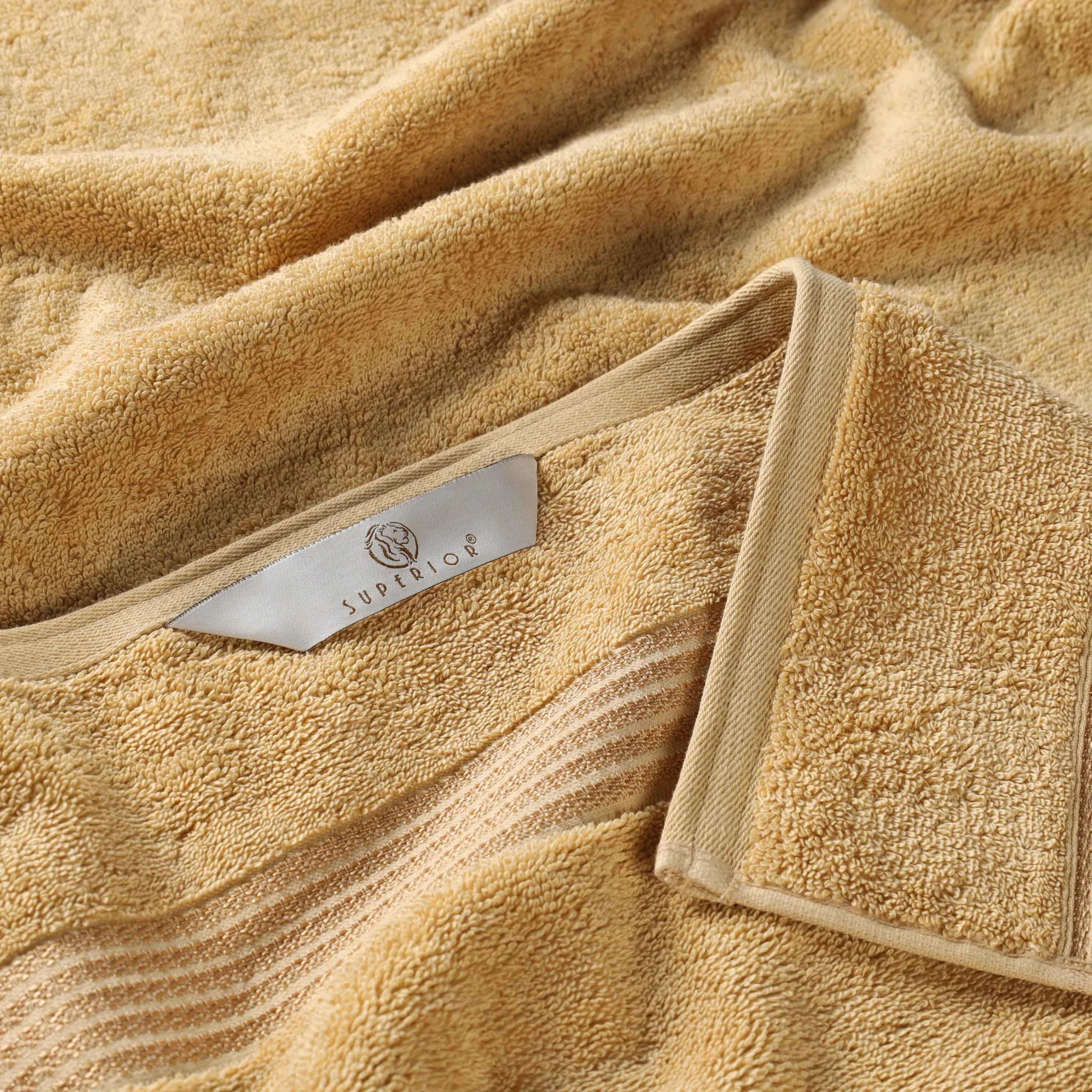 Premium Heritage Egyptian Cotton Bath Towel Set of 2 - Ultra Soft, Highly Absorbent & Quick Dry - Luxury Spa & Bathroom Essentials for Home & Hotel Use
