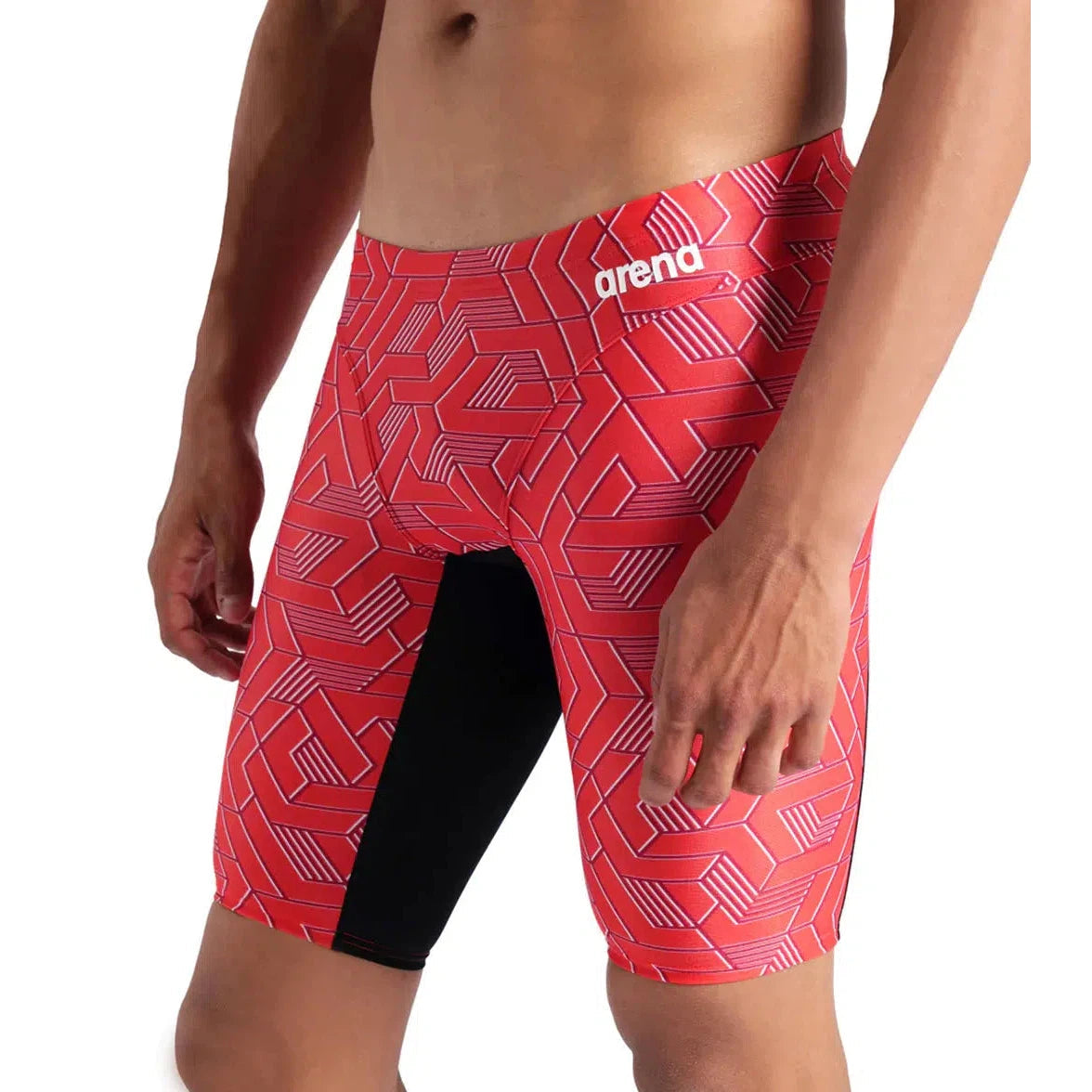 Arena Men's Escape Swim Jammer - High-Performance Competitive Swimwear for Training & Racing | Perfect for Lap Swimming, Triathlons & Water Sports