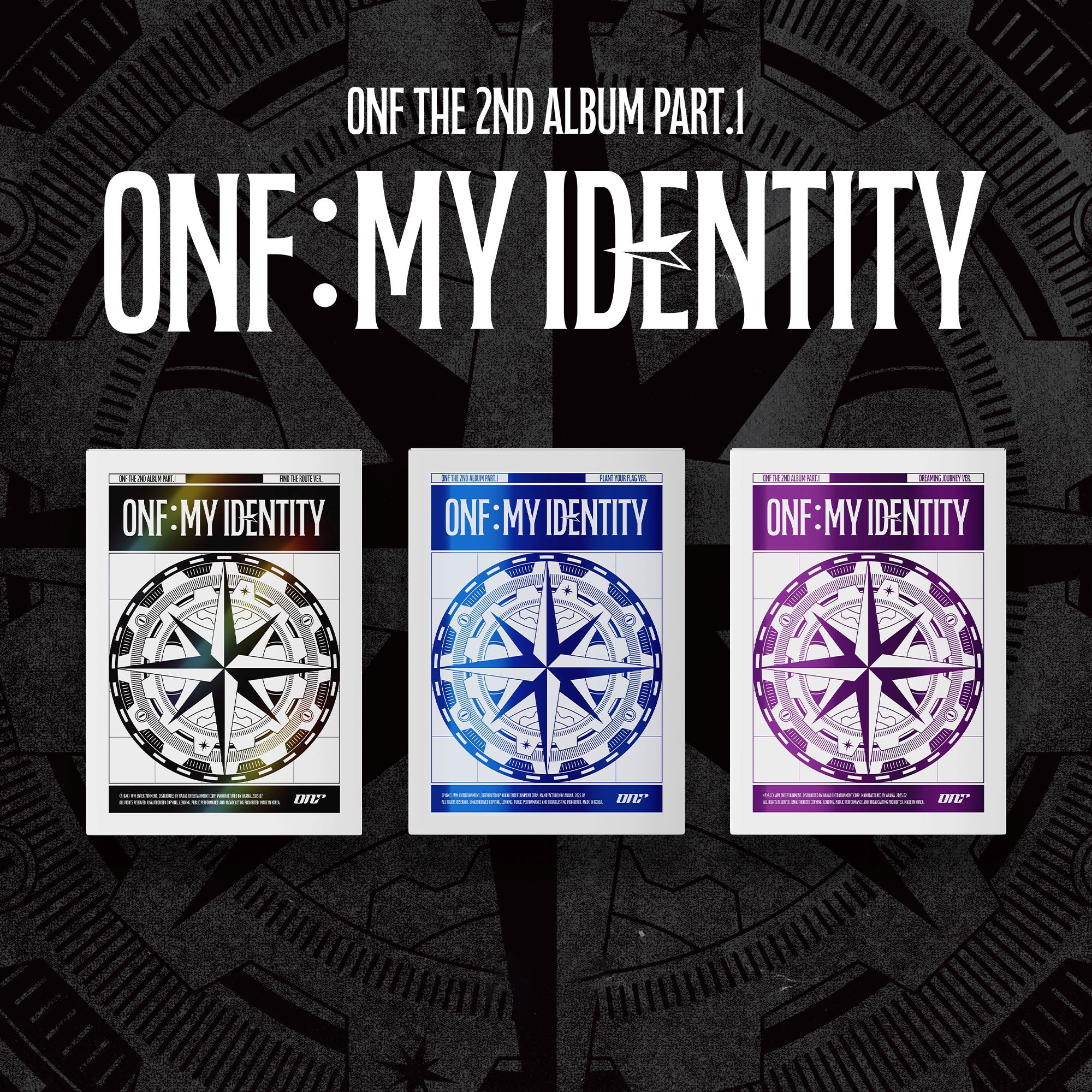 ONF 2nd Album PART.1 'ONF: MY IDENTITY' - K-Pop Music CD - Perfect for K-Pop Fans & Music Collectors | Great for Gifts, Parties & K-Pop Collections