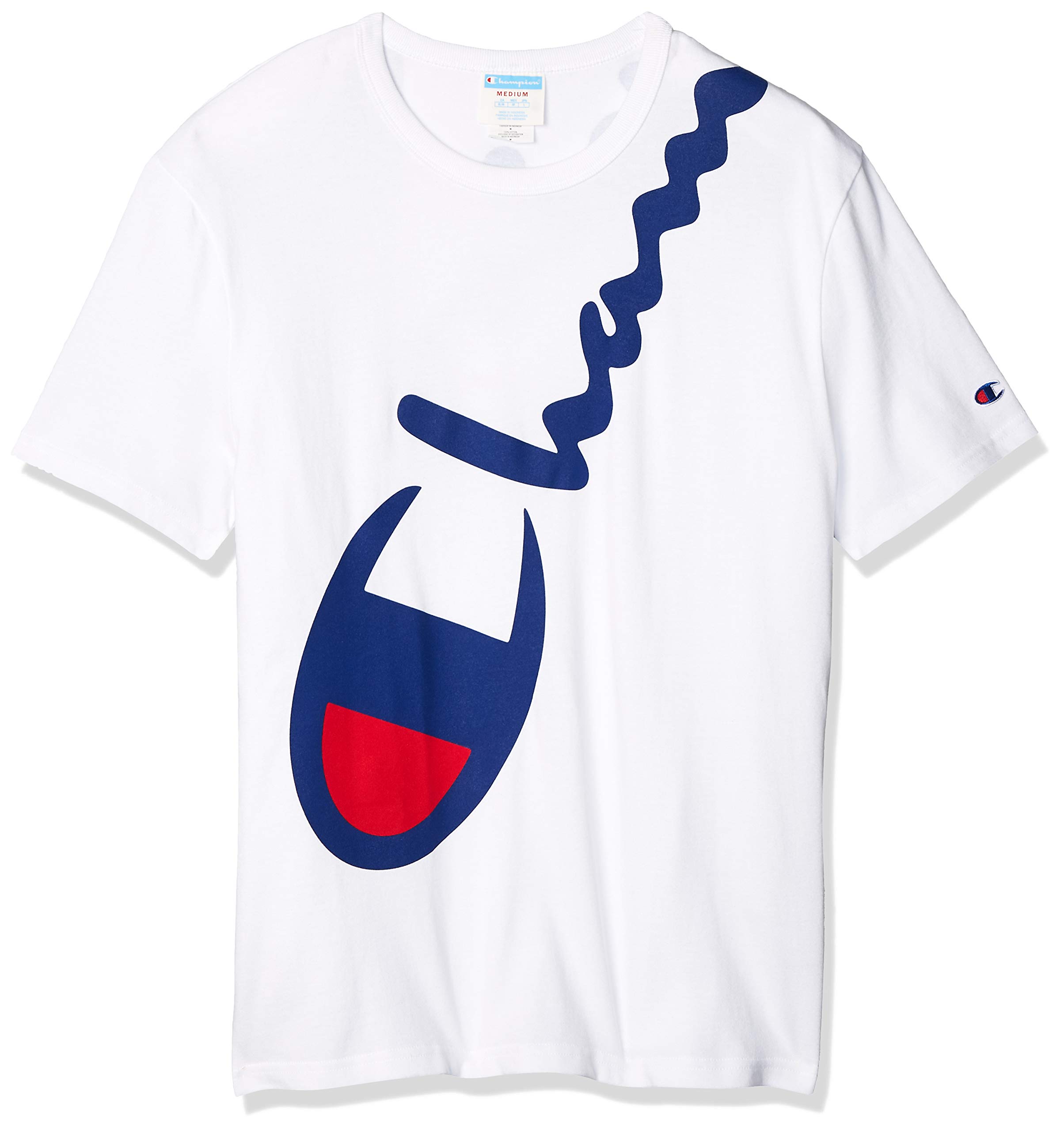 Champion Men's Vintage Heritage Short Sleeve T-Shirt - Soft Cotton Crew Neck Tee for Casual Wear, Gym & Everyday Outfits