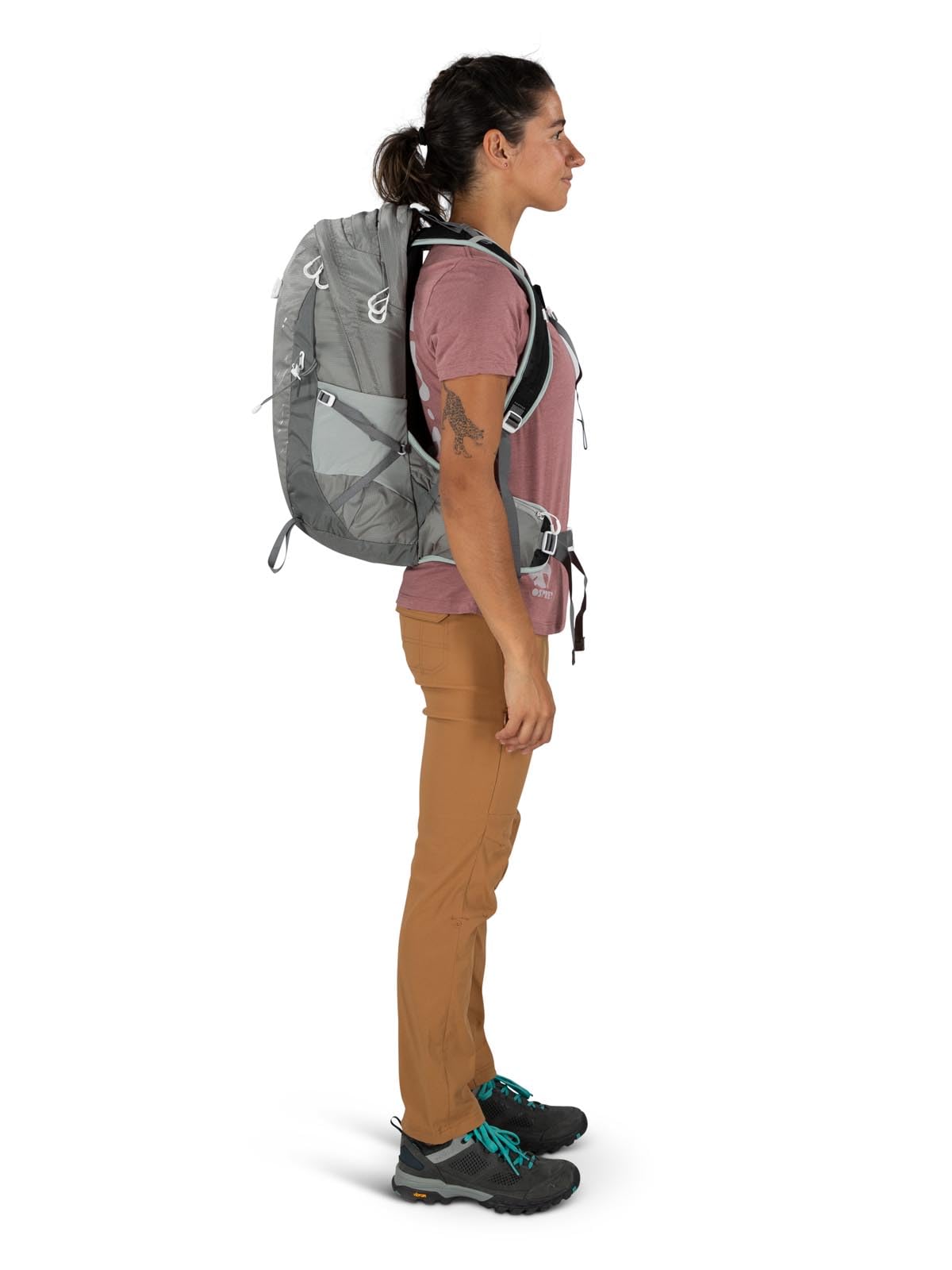 Osprey Talon Earth 22L Unisex Hiking Backpack - Lightweight & Durable Daypack for Outdoor Adventures, Glacier Grey - Perfect for Hiking, Camping & Travel