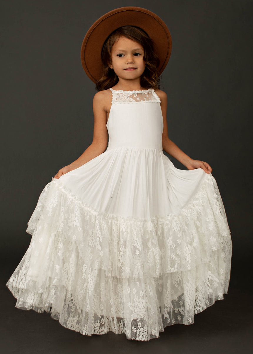 Elegant White Catrin Dress for Women - Perfect for Weddings, Parties & Special Occasions