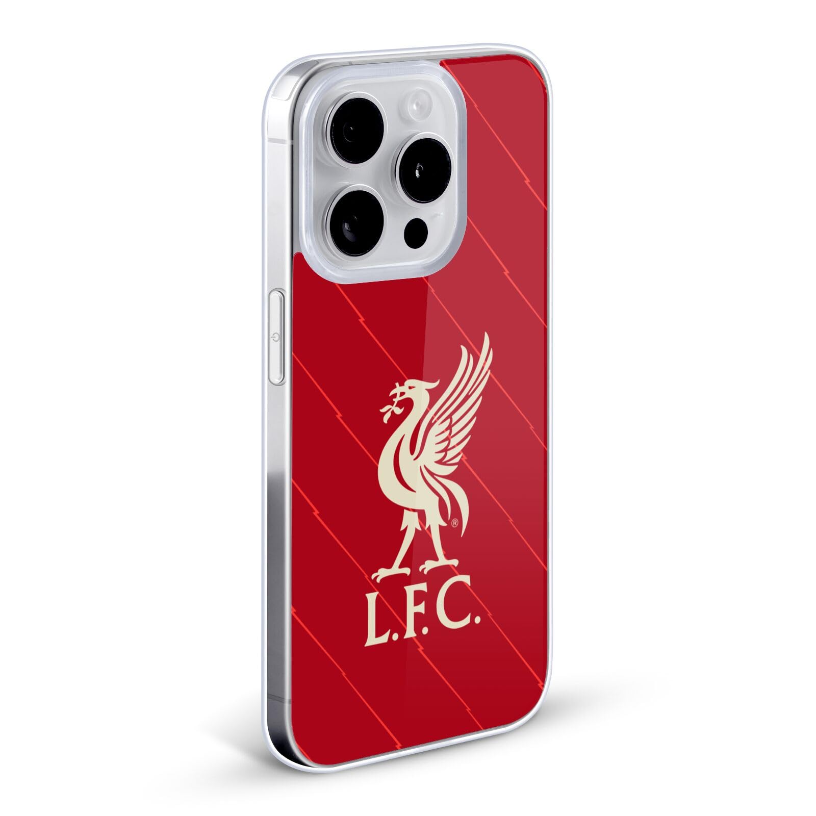 Official Liverpool FC 2021/22 Home Jersey Soft Gel Phone Case - Compatible with iPhone 7 Plus/8 Plus - Show Your Team Spirit at Games & Daily Use