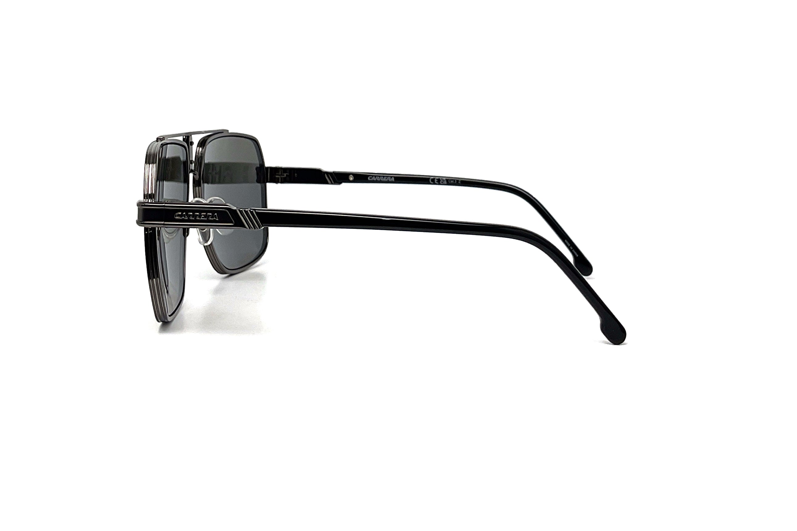 Carrera 1055/S Ruthenium Black Sunglasses - Polarized UV Protection for Men & Women - Perfect for Driving, Running & Outdoor Activities