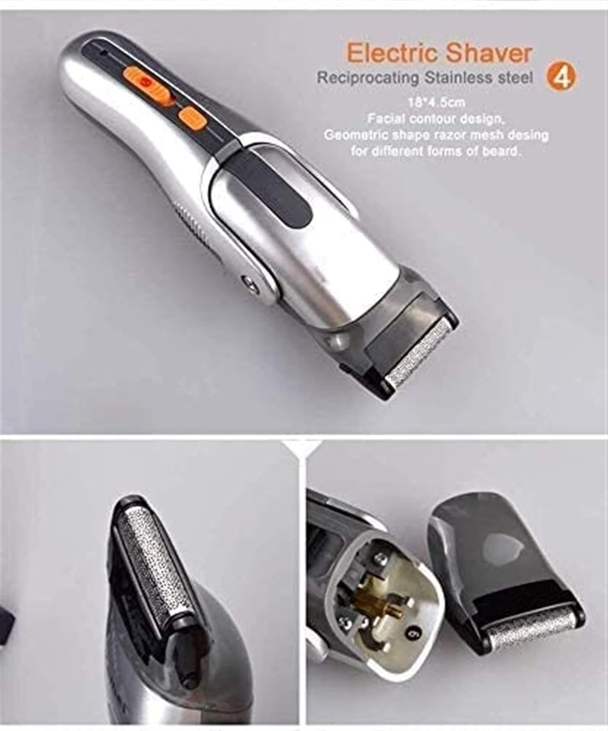 5 in 1 Professional Men's Grooming Kit - Rechargeable Beard Trimmer, Hair Clippers, Mustache & Body Trimmer with Waterproof Design - Perfect Gift for Father, Husband, Boyfriend - Home & Travel Use