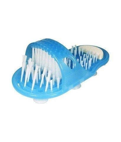 **Paghadi Foot Cleaning Shower Slippers – Exfoliating Brush with Suction Cups for Dead Skin Removal – Pumice Stone Massager for Smooth Feet – Ideal for Bath, Spa & Pedicure (1 Slipper)**