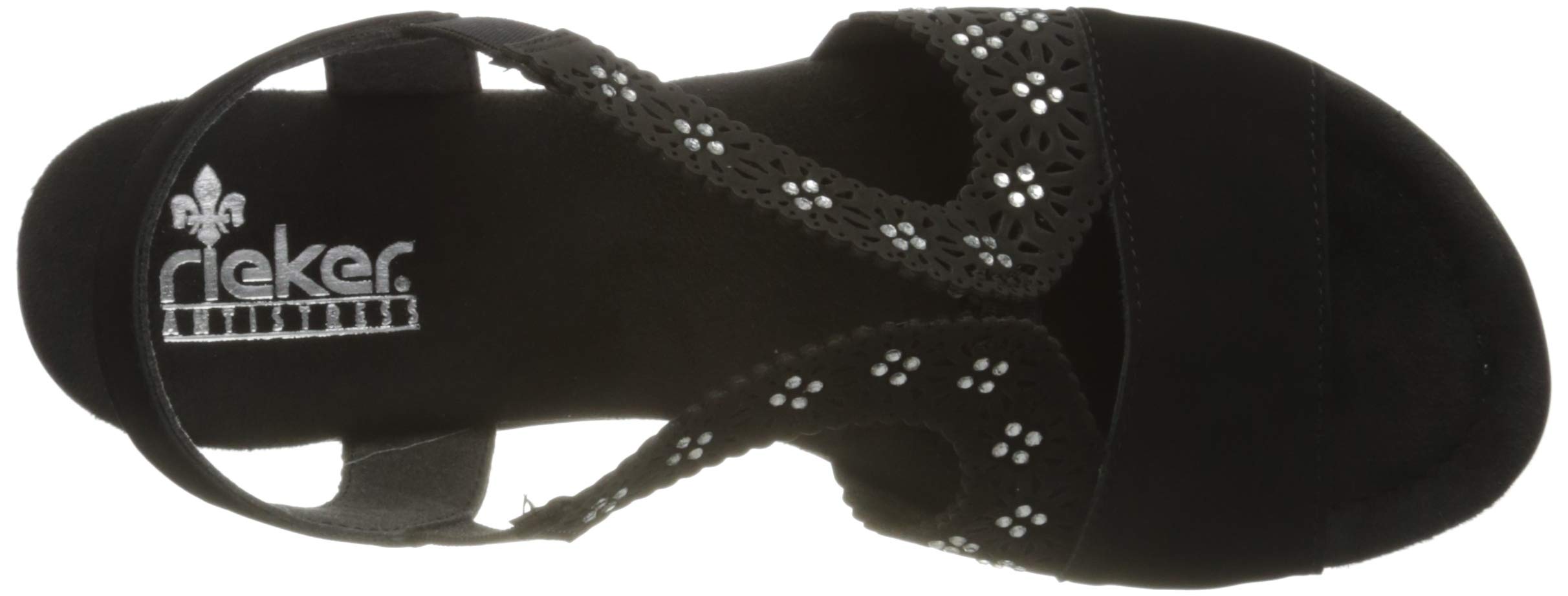 Rieker Women's Comfortable Closed Toe Sandals with Arch Support - Breathable Summer Walking Shoes for Casual Outings & Travel